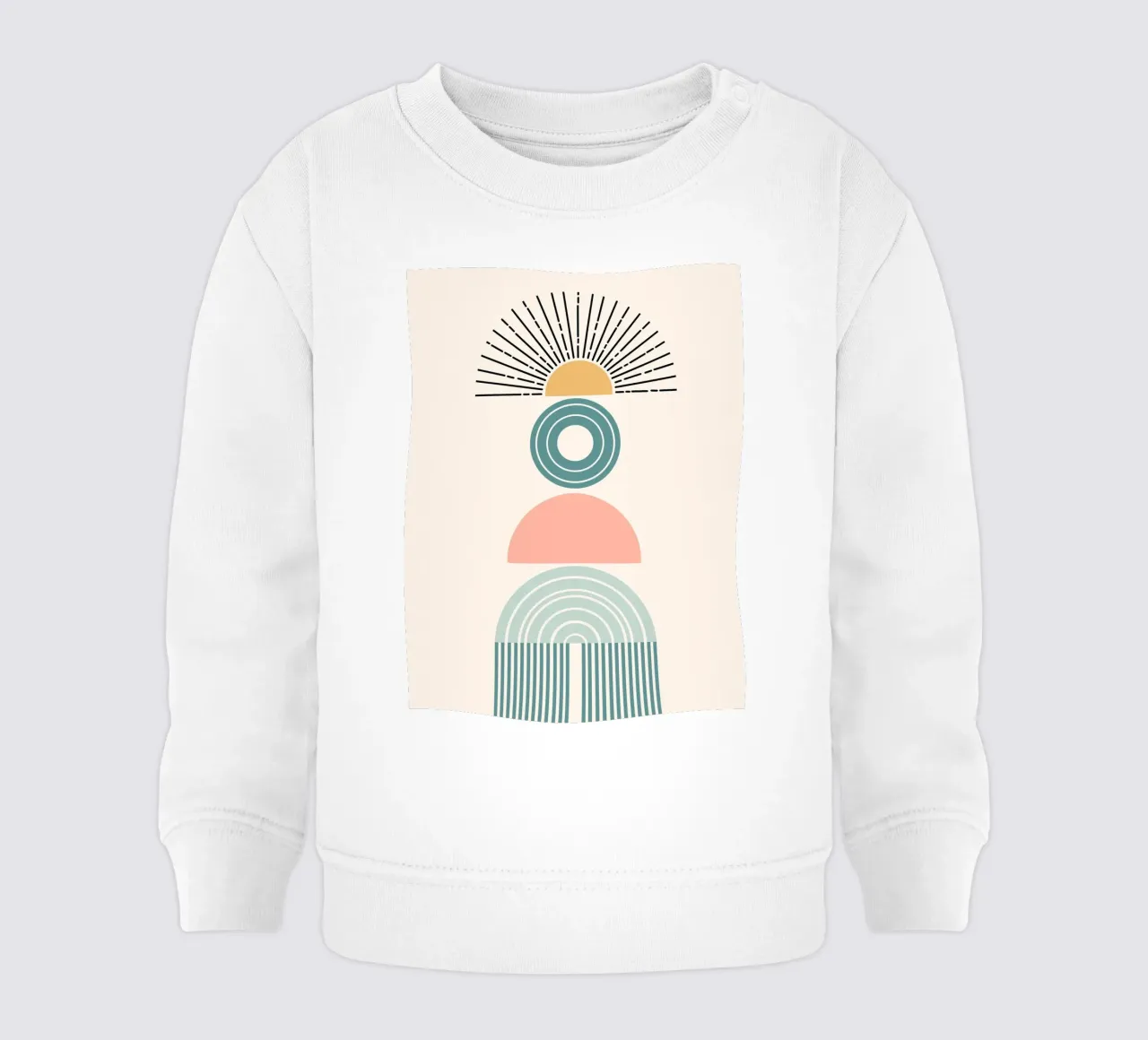 Stack of geometric shapes felpa neonato da LisaArtes