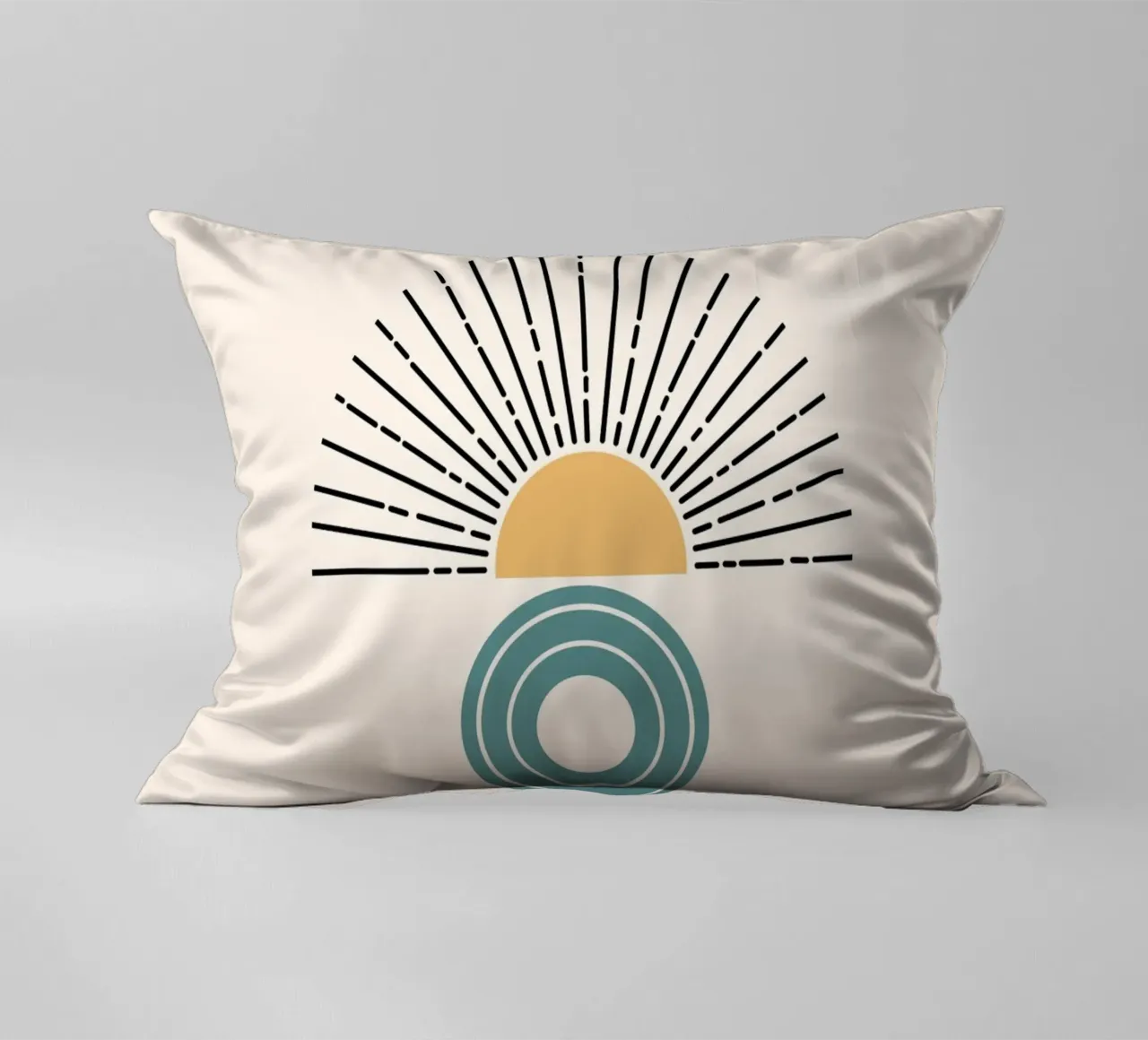 Stack of geometric shapes cuscino da LisaArtes