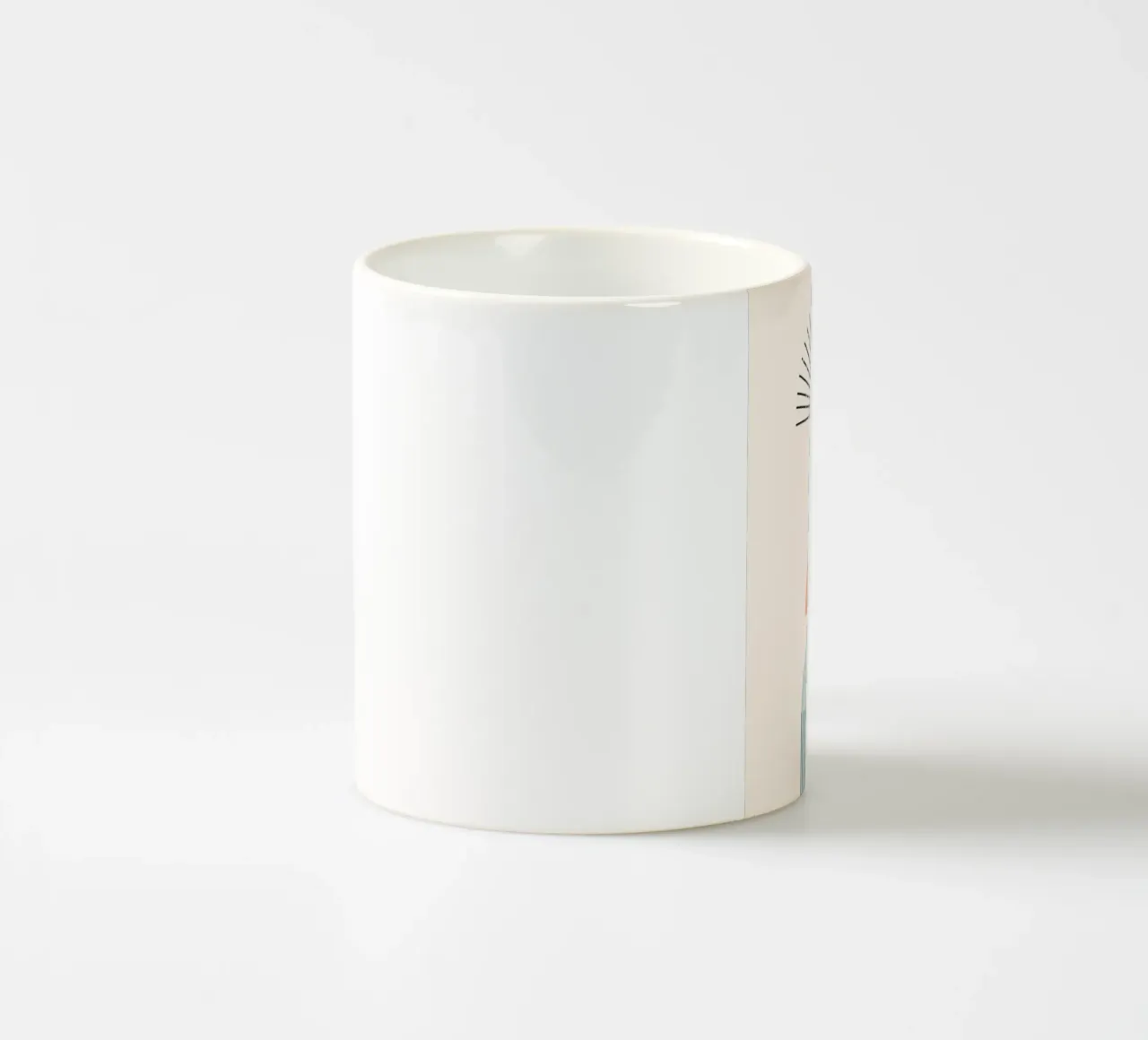Stack of geometric shapes tazza in ceramica da LisaArtes