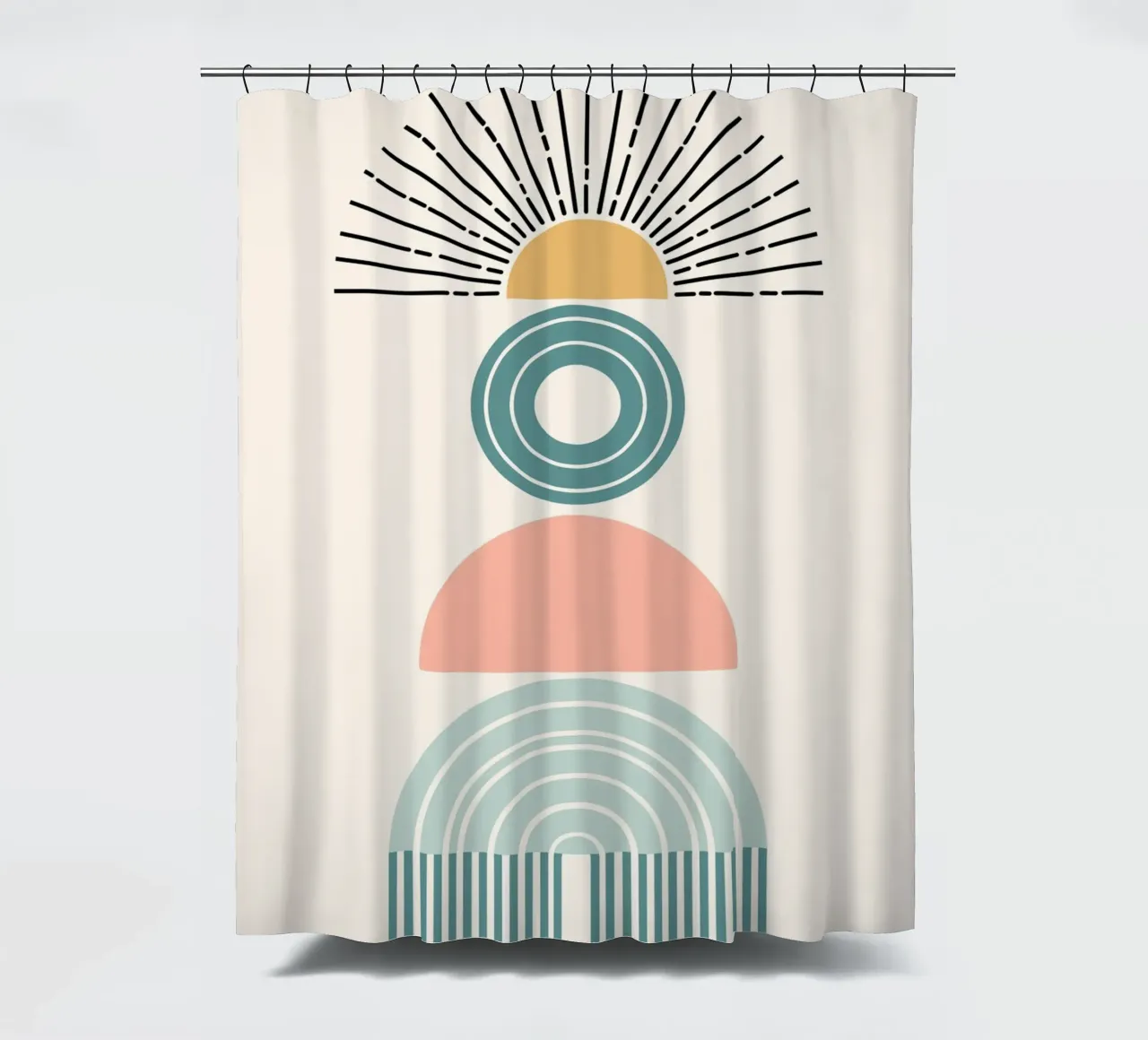 Stack of geometric shapes tenda da doccia da LisaArtes