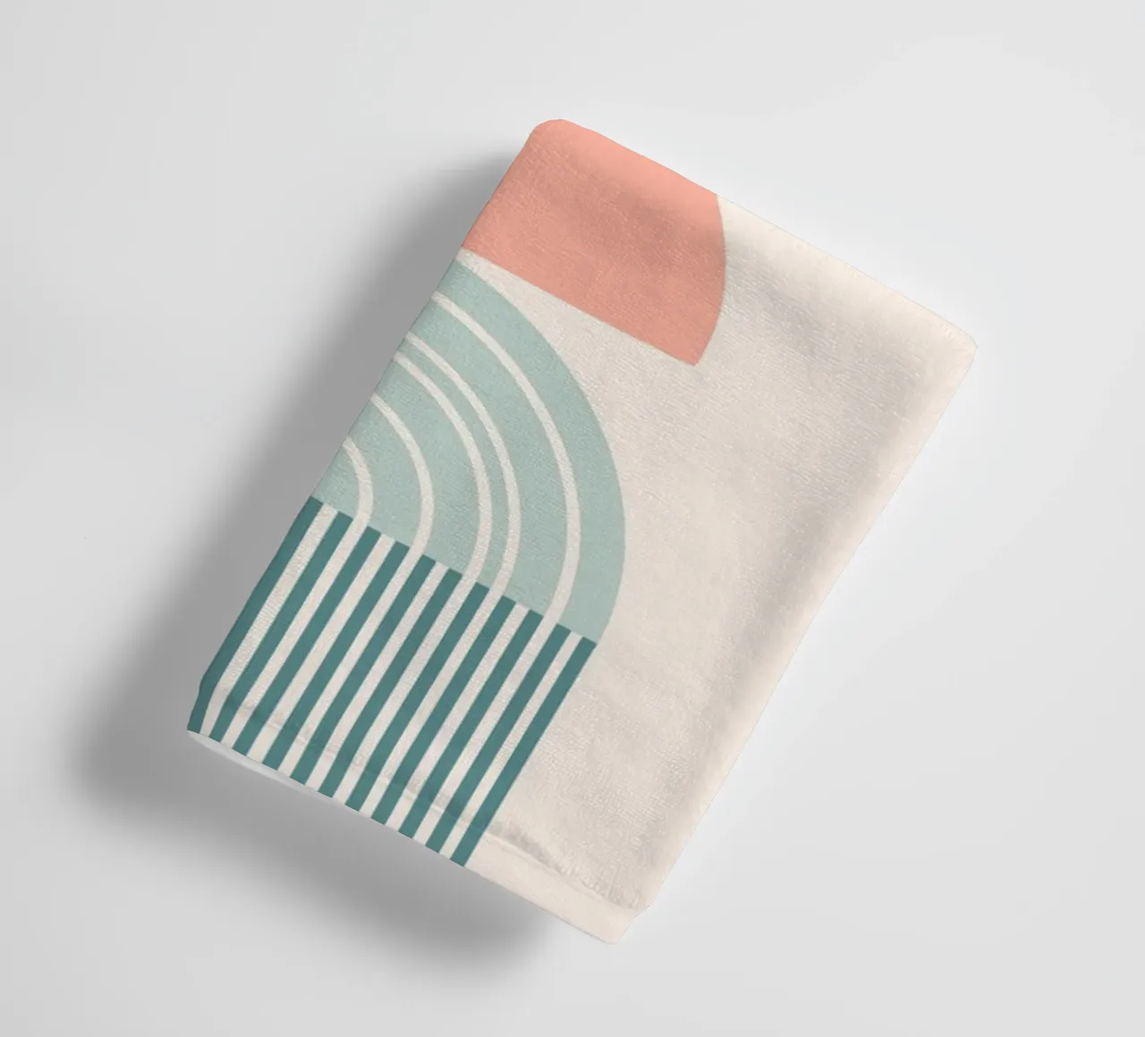 Stack of geometric shapes asciugamano da bagno da LisaArtes