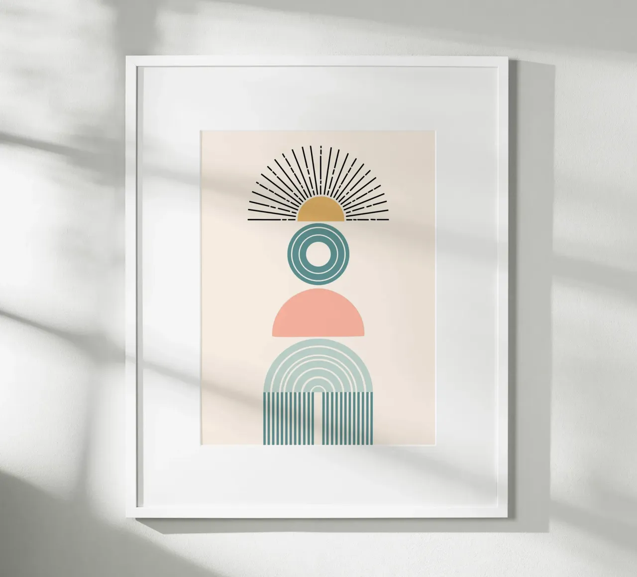 Stack of geometric shapes poster da LisaArtes