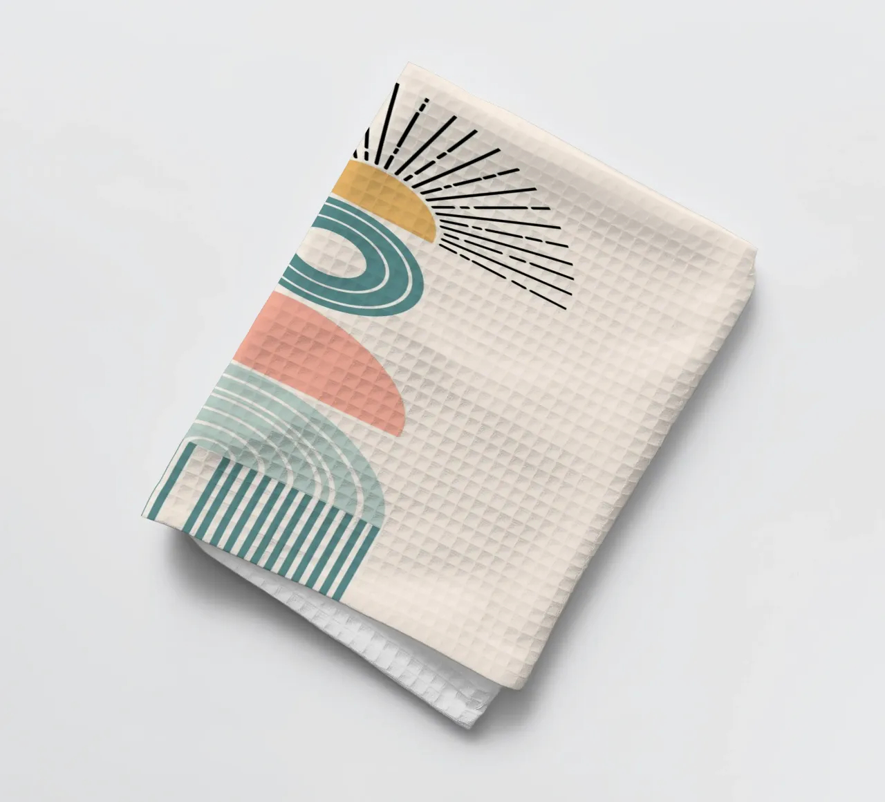 Stack of geometric shapes torchon de LisaArtes