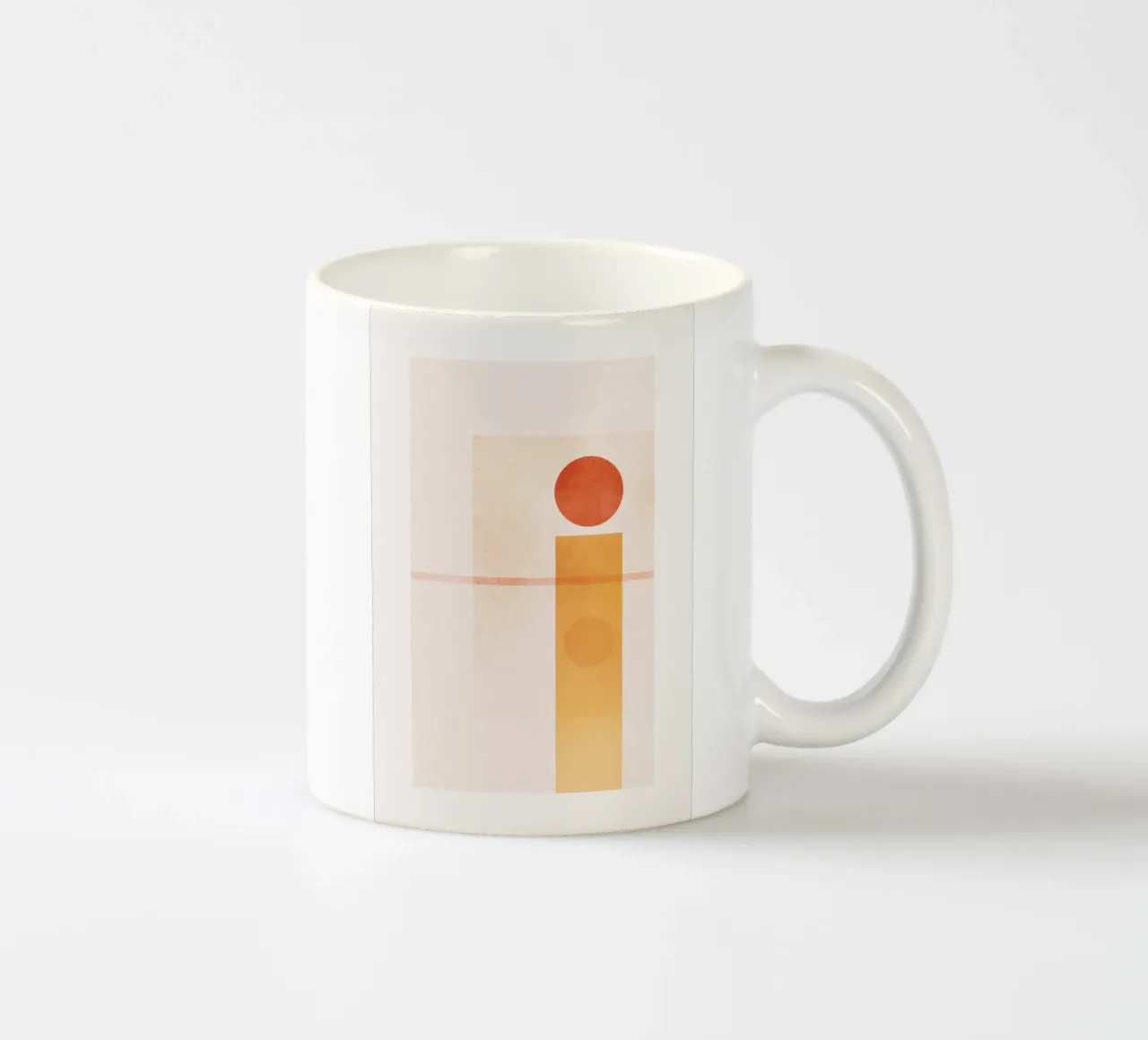 Geometric Sunset IV tazza in ceramica da SABRIN DEIRANI