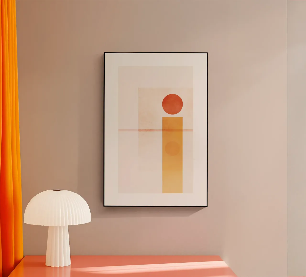 Geometric Sunset IV plexiglass da SABRIN DEIRANI