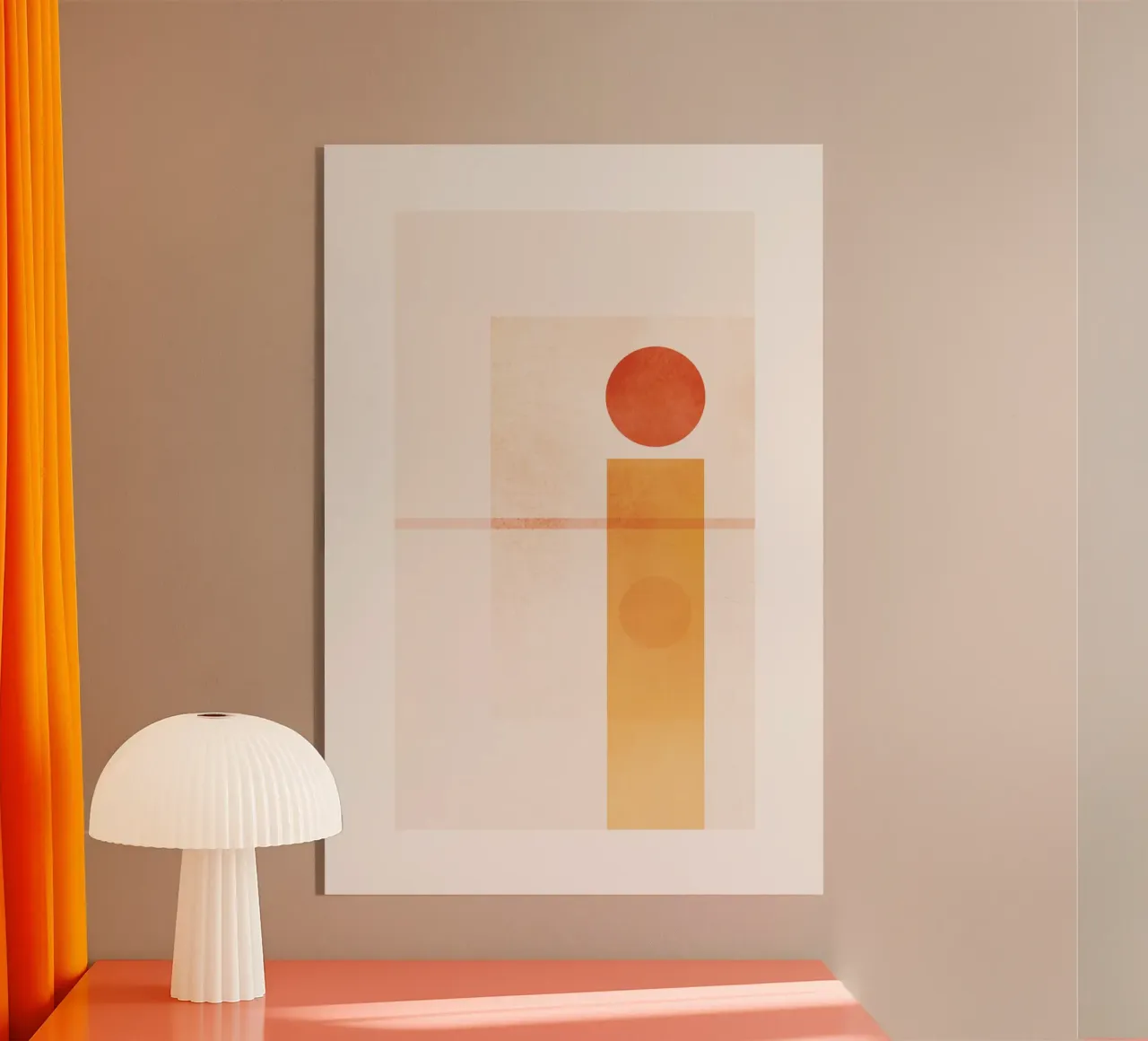 Geometric Sunset IV plexiglass da SABRIN DEIRANI