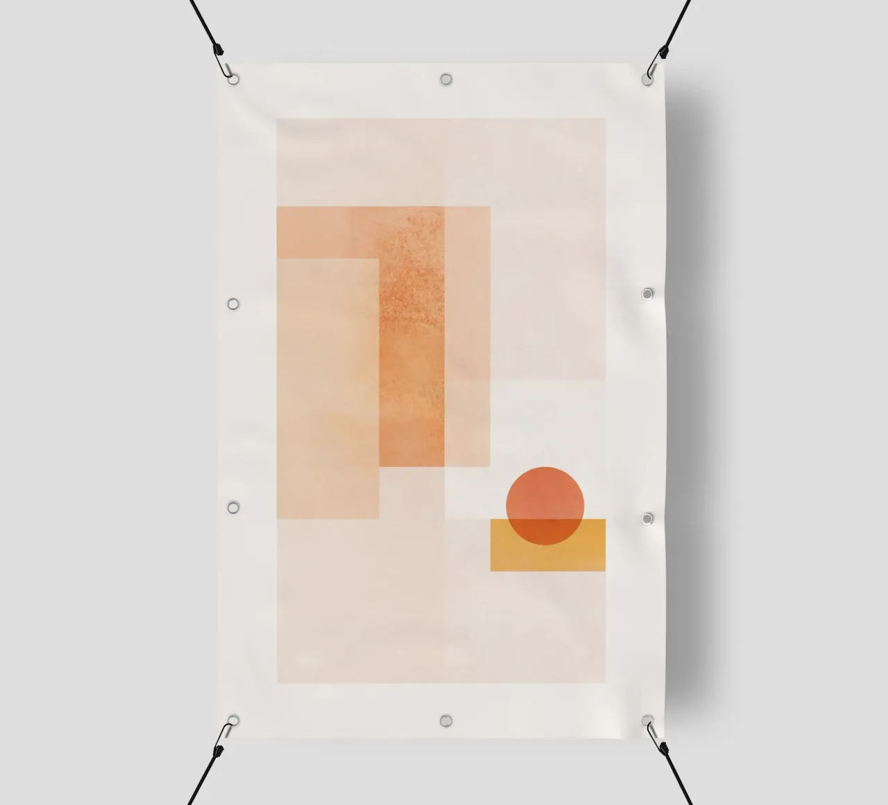 Geometric Sunset telo in pvc da SABRIN DEIRANI