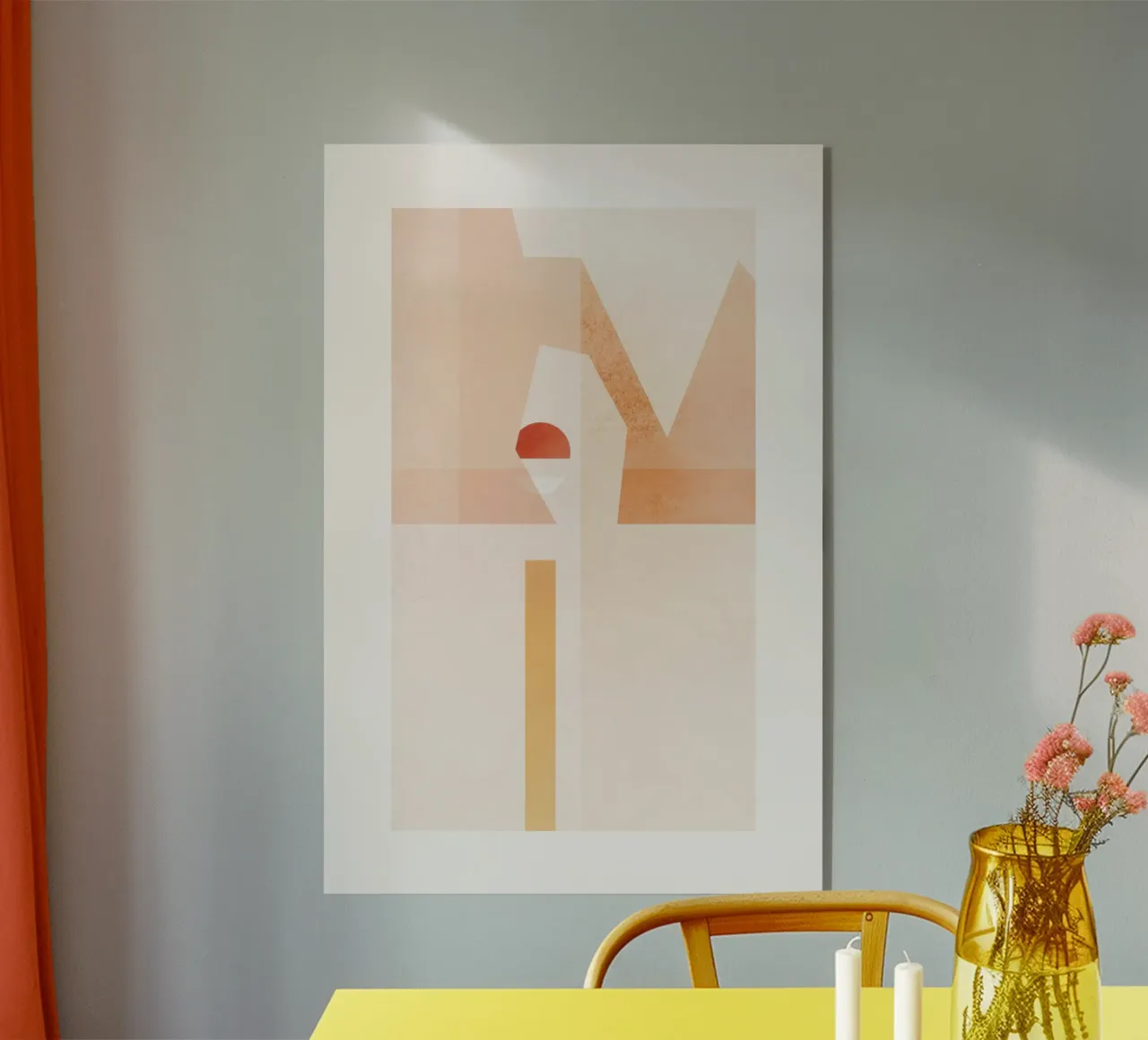 Geometric Sunset II plexiglass da SABRIN DEIRANI