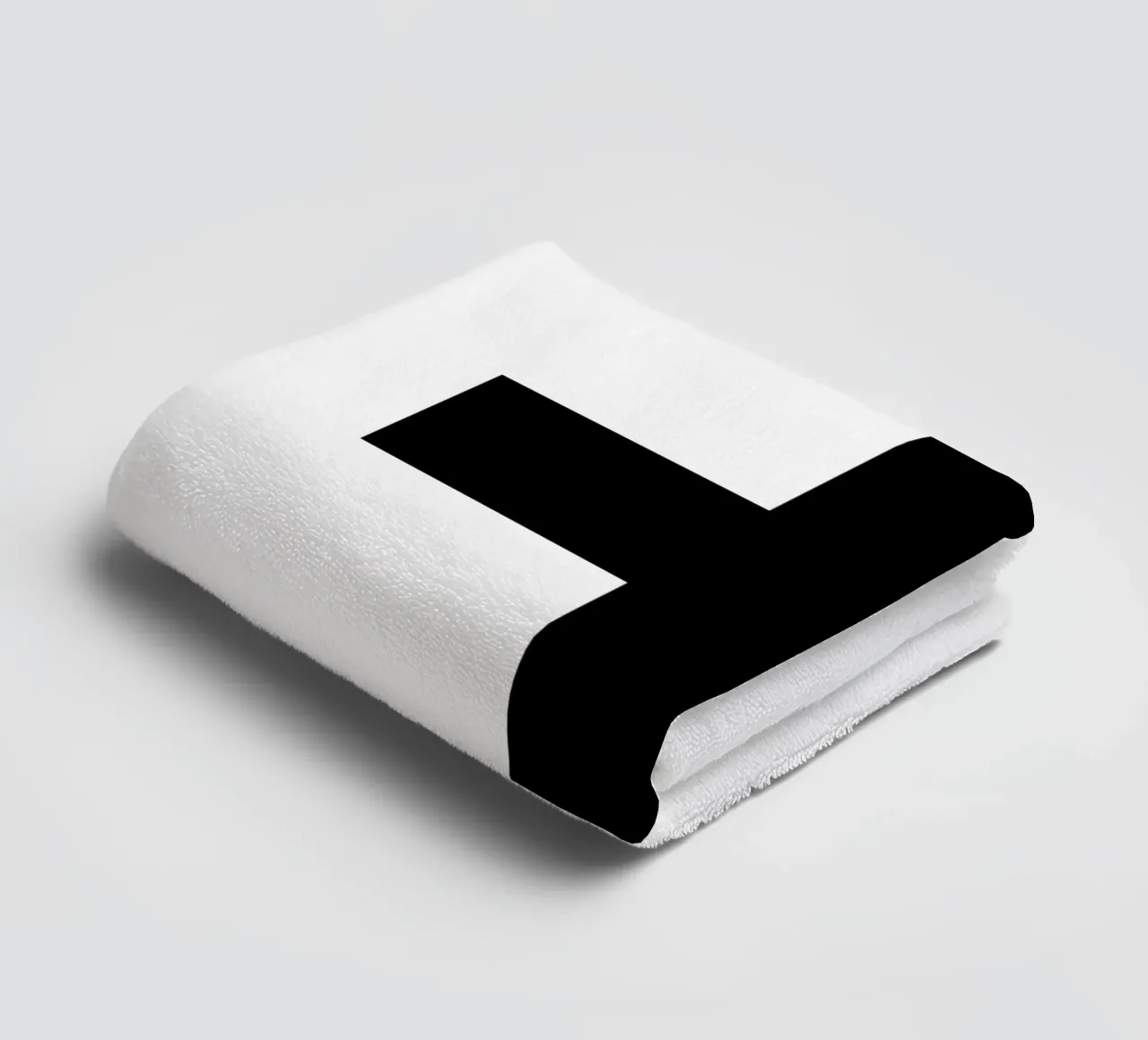 Swiss Cross Blanc et noir Graphisme Monochrome serviette de bain de THE MOTIVATED TYPE