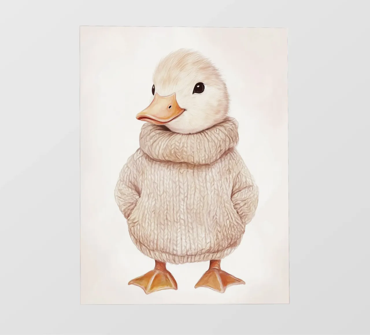 Pastel duckling Theo pvc cover by Carinaprint