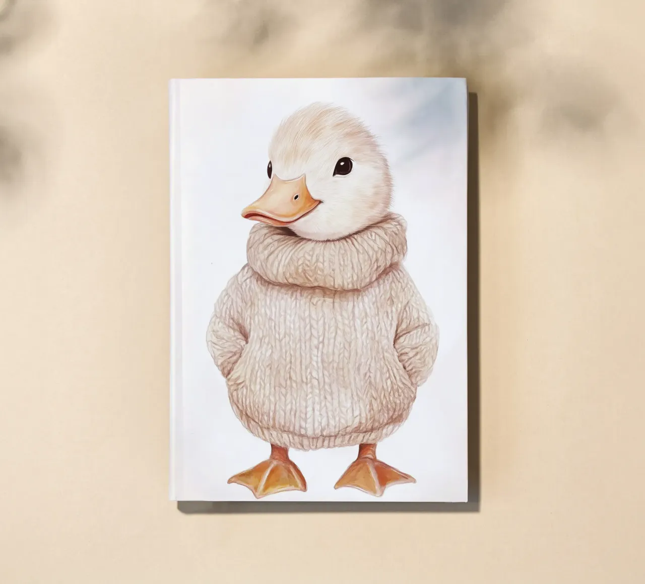 Pastel duckling Theo notebook by Carinaprint
