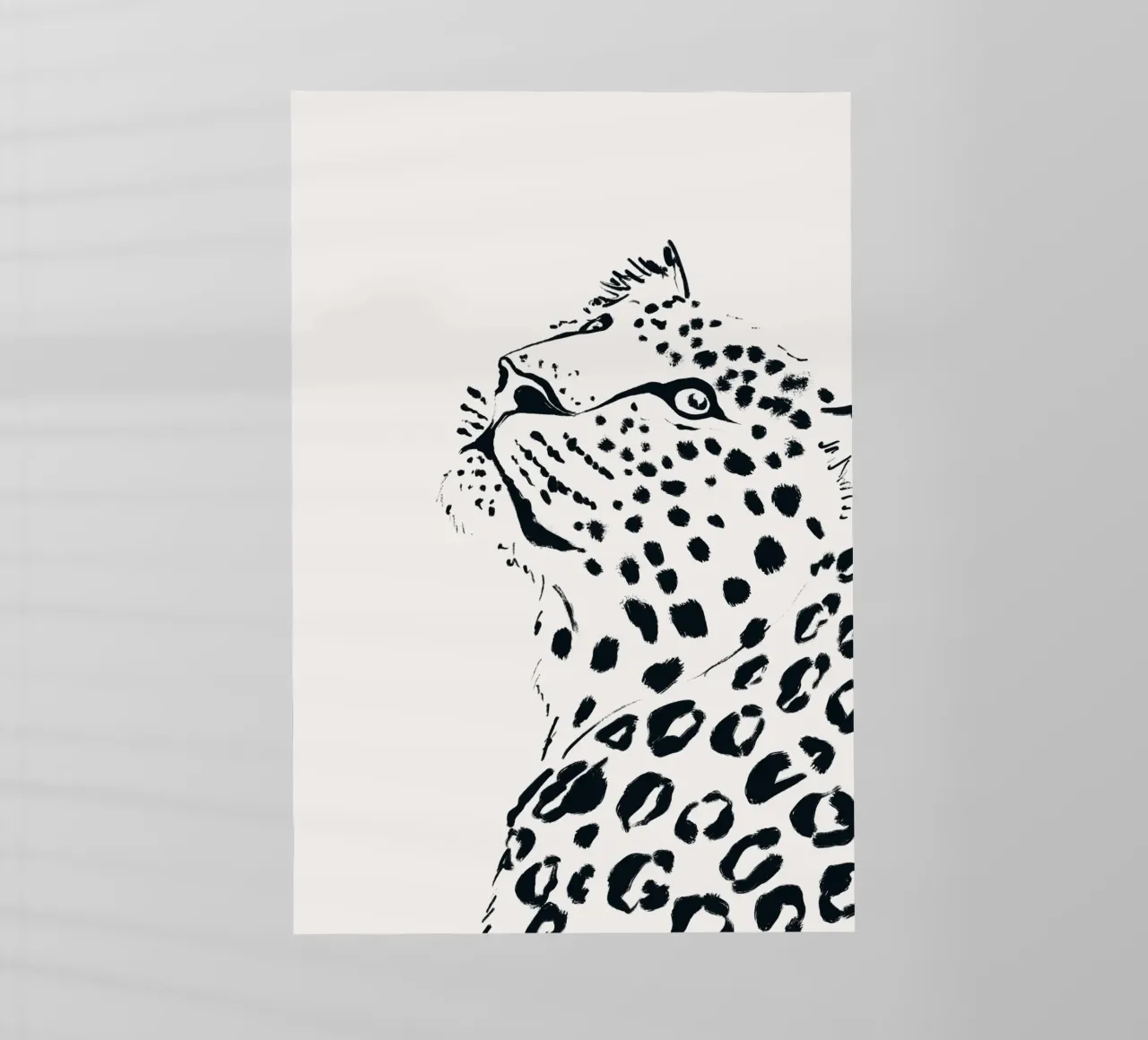 Jaguar in Ink pellicola backlit da SABRIN DEIRANI