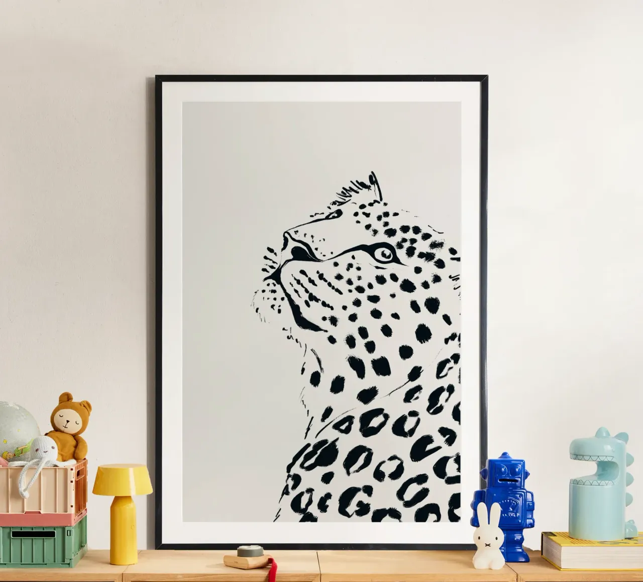 Jaguar in Ink carta hahnemühle da SABRIN DEIRANI