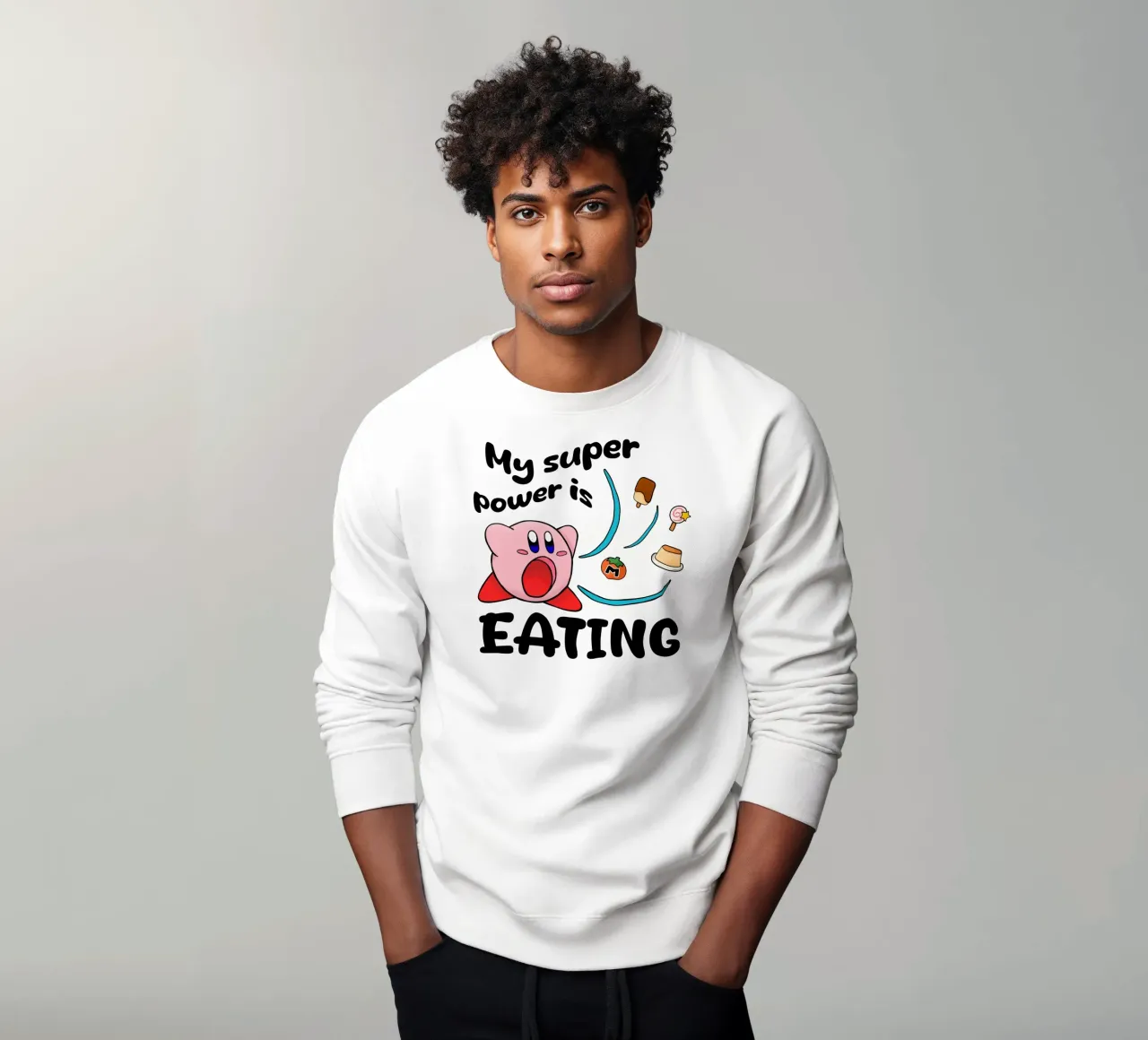 Mi superpoder es comer sudadera de Loobs