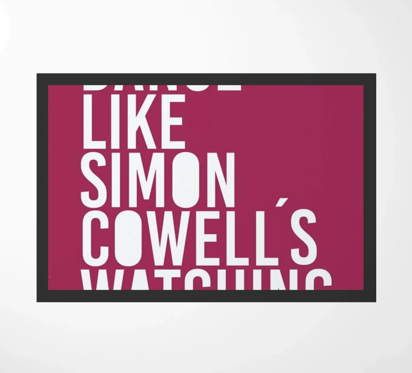 Dance paillasson de LeDieg