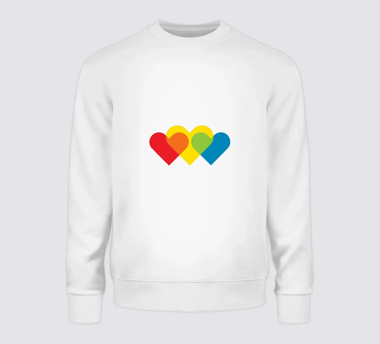 Amore triplo colorato felpa da galihstudio