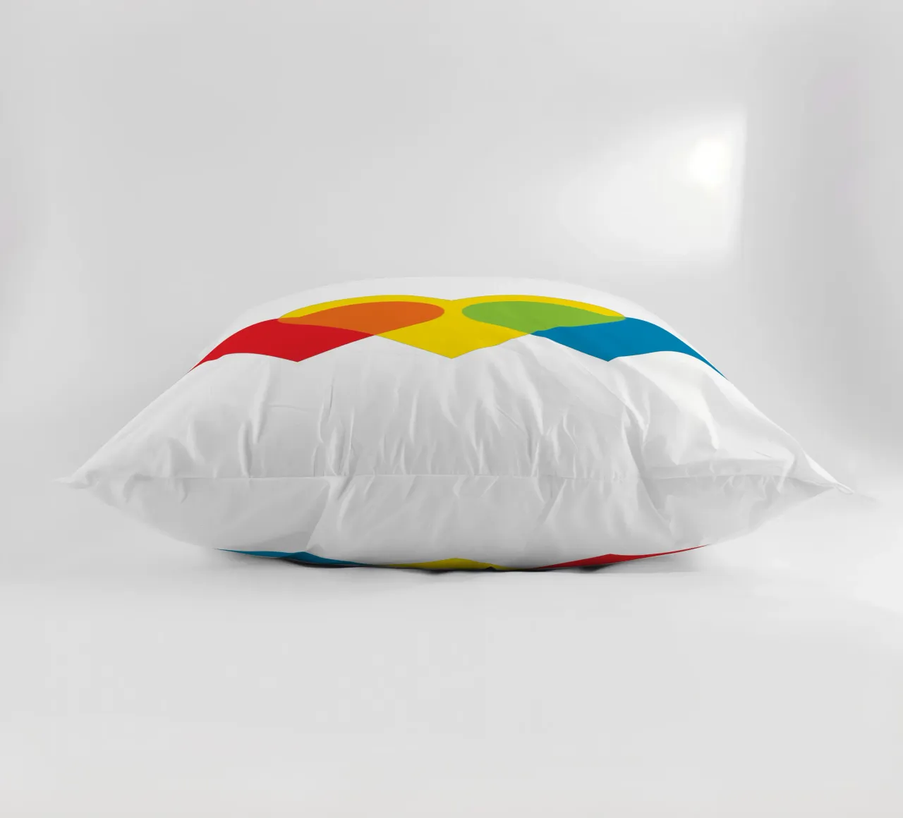 Amore triplo colorato cuscino da galihstudio