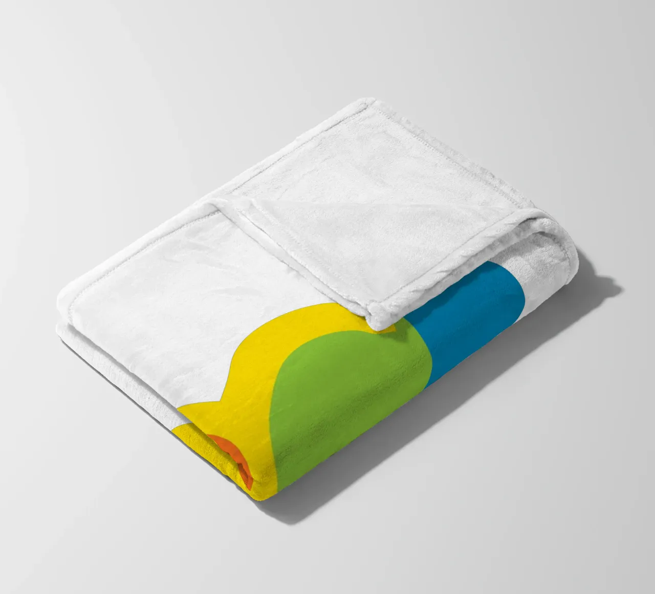 Amore triplo colorato coperta in pile da galihstudio