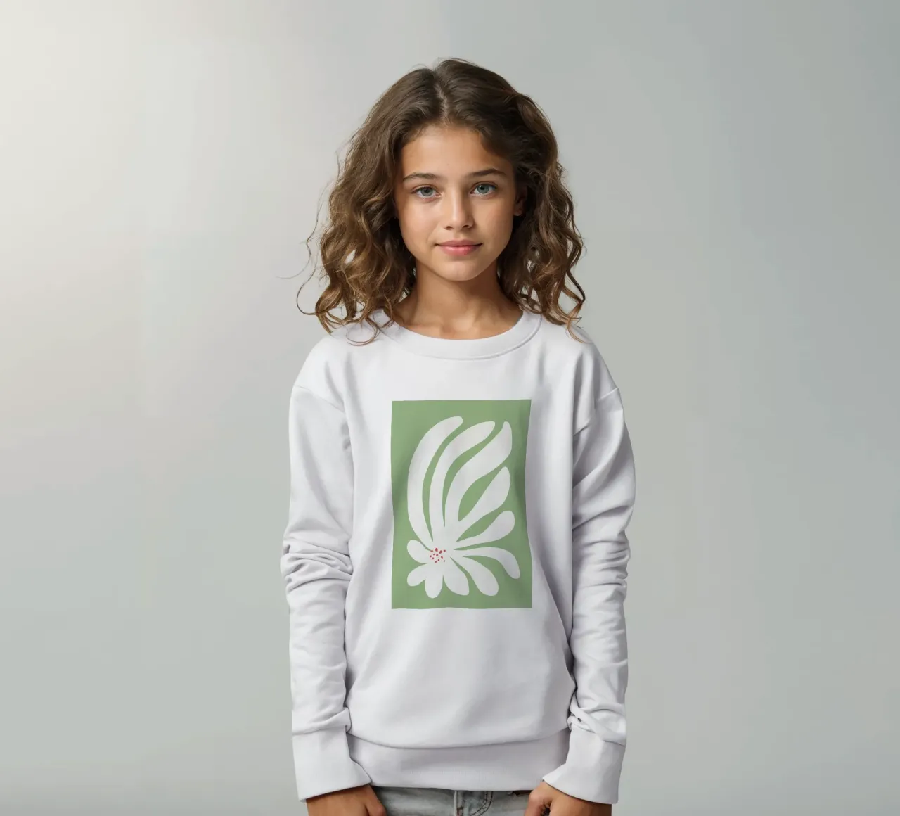 Chrysanthemum Flower II kids sweatshirt by amini54
