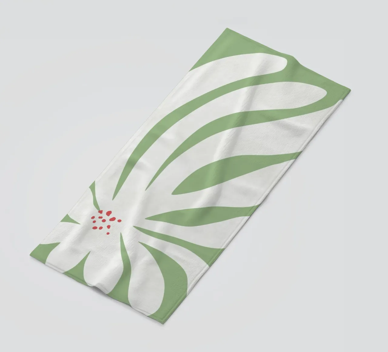 Chrysanthemum Flower II beach towel by amini54