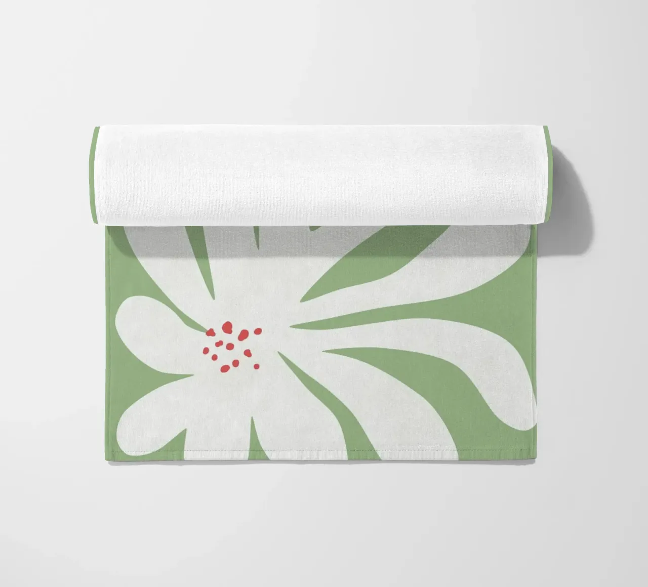 Chrysanthemum Flower II beach towel by amini54