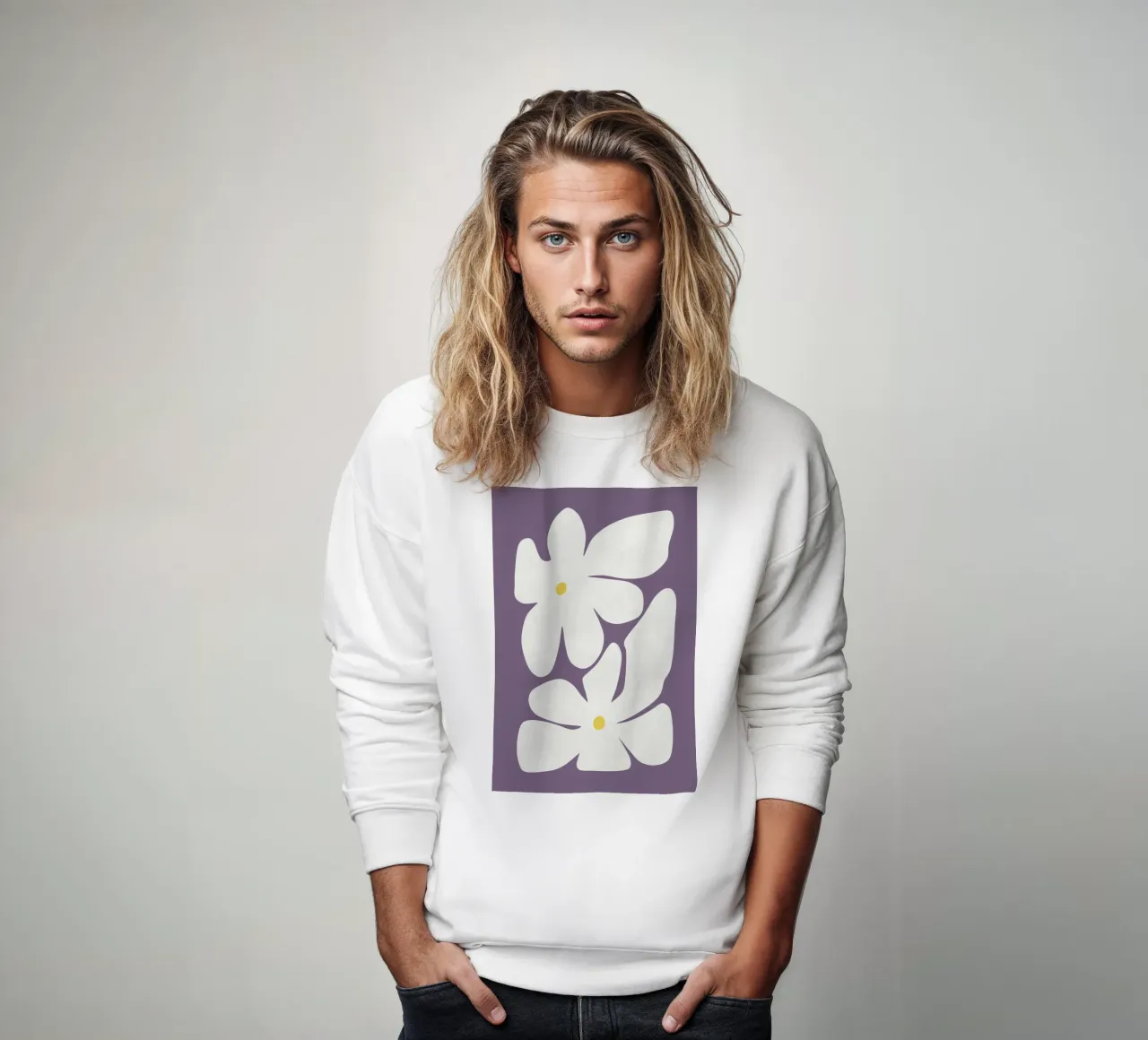 Fiori di narciso felpa da amini54