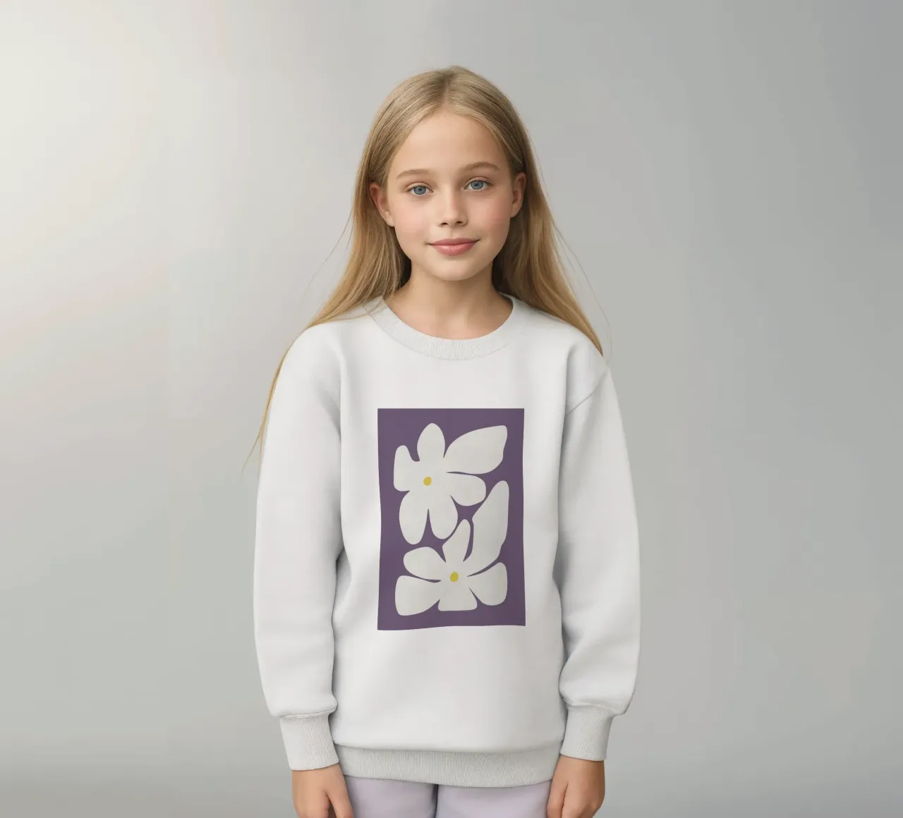 Fiori di narciso felpa bambino da amini54