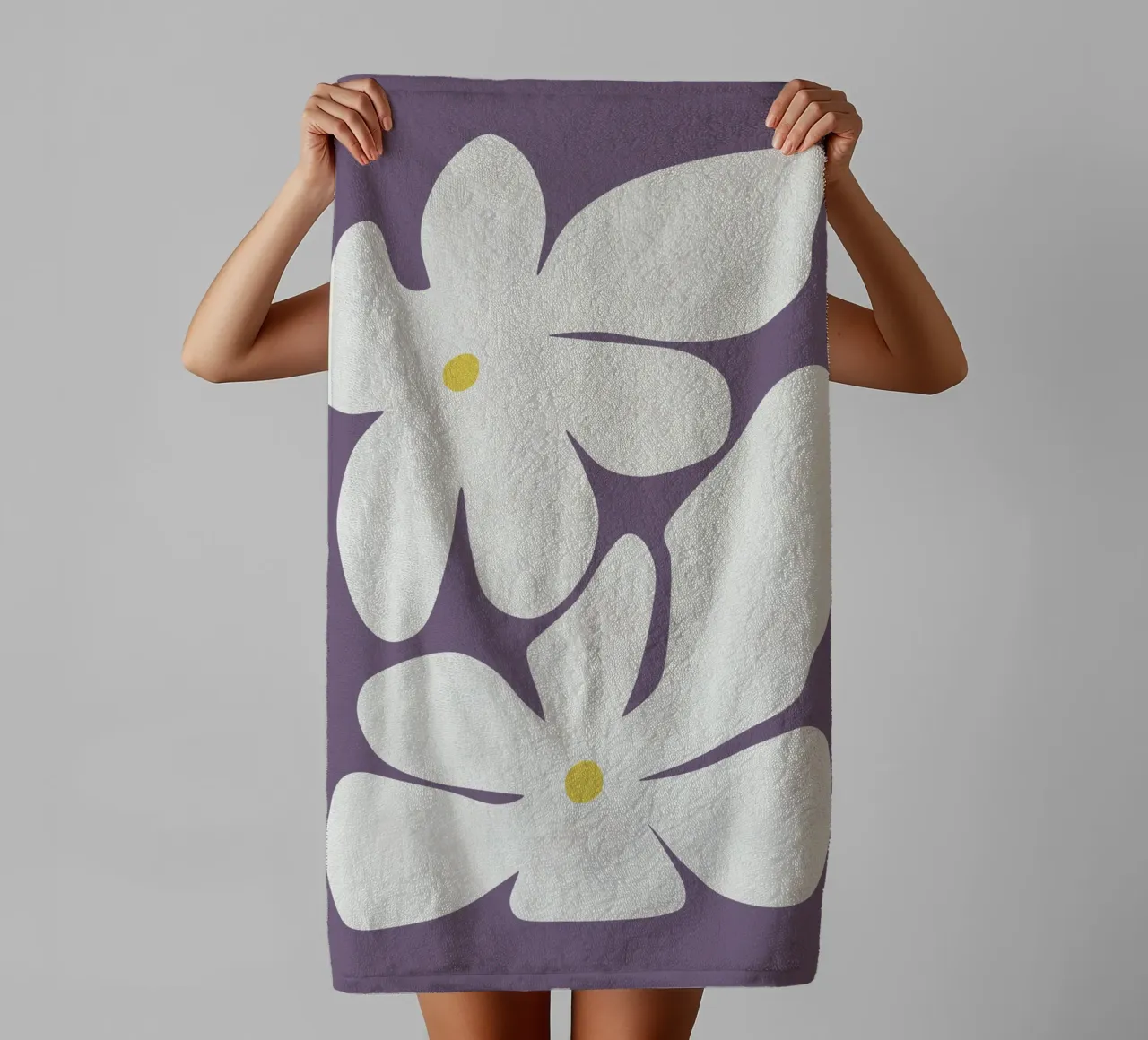 Fiori di narciso asciugamano da bagno da amini54
