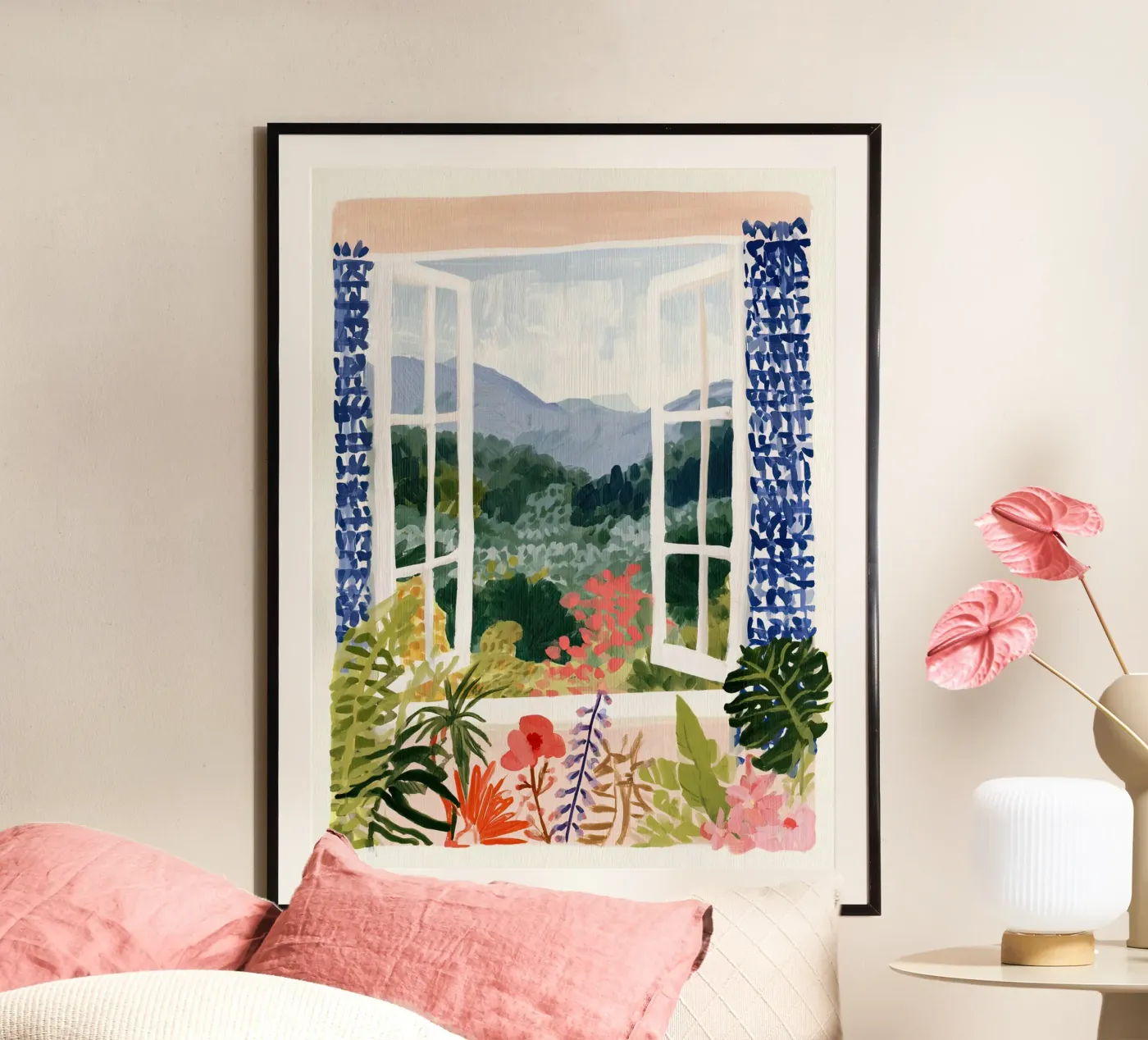 Spring Window poster by DaarbyN