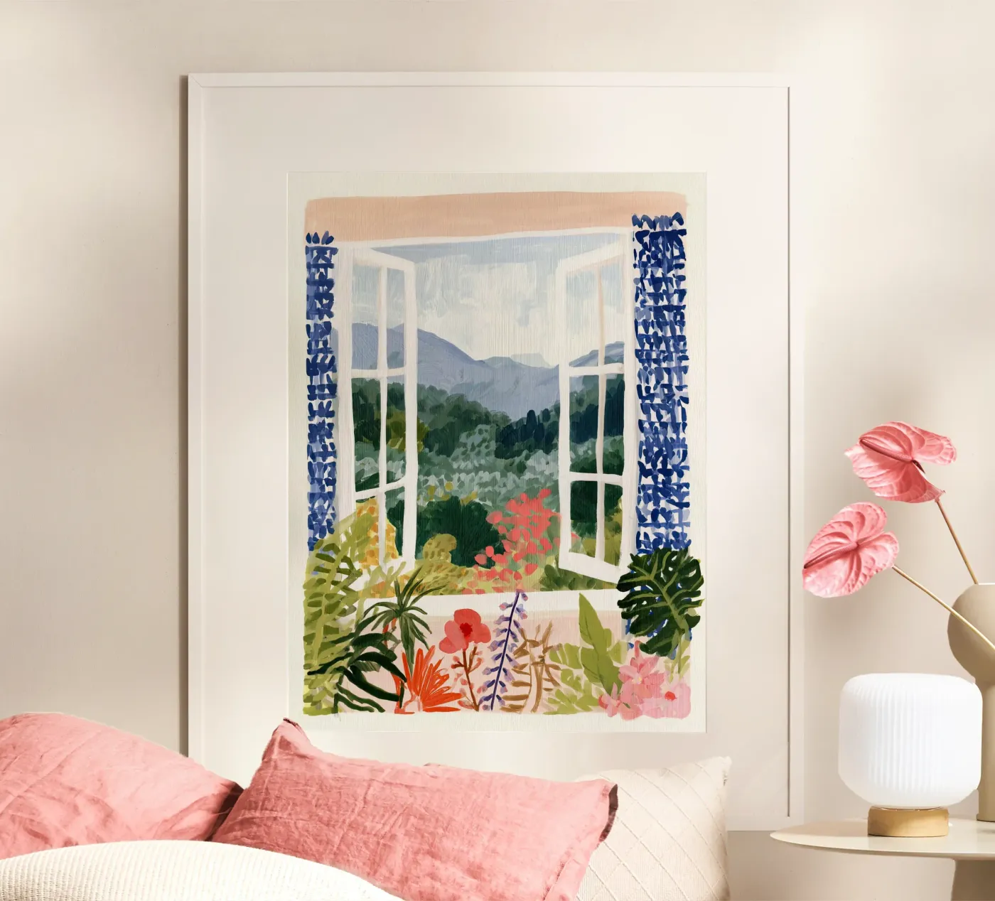 Spring Window poster by DaarbyN