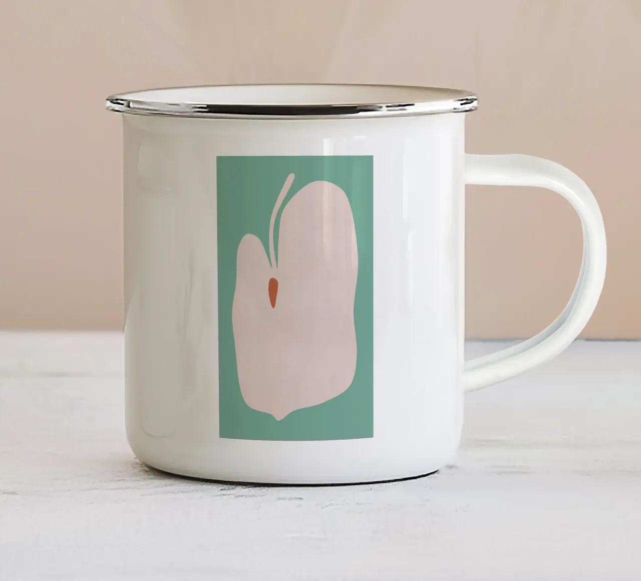 Fiore di Anthurium tazza in smalto da amini54