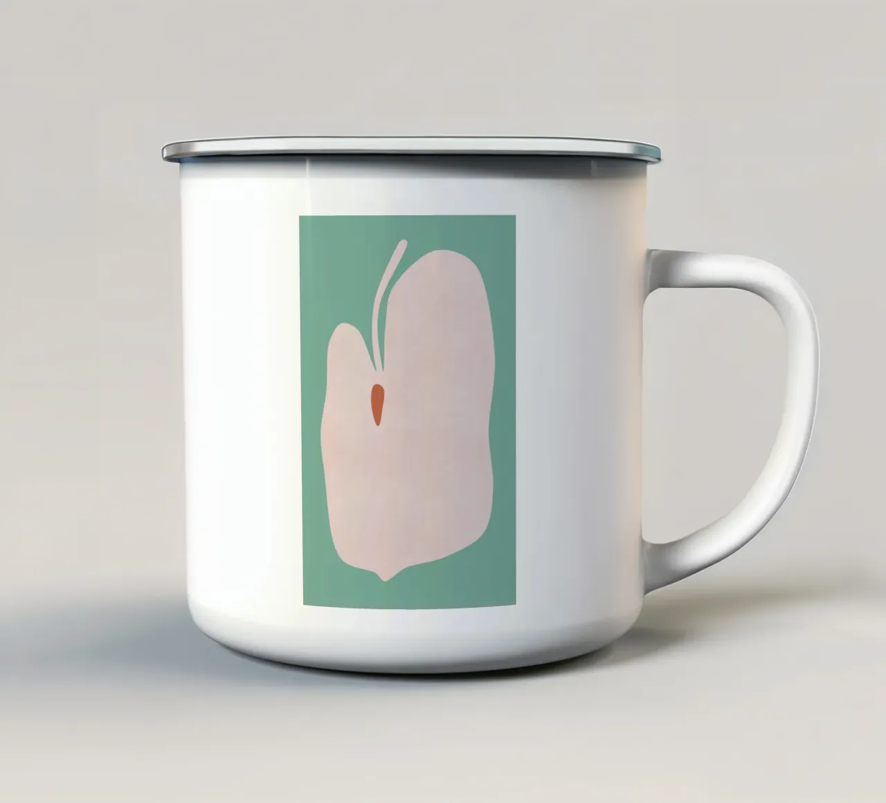 Fiore di Anthurium tazza in smalto da amini54