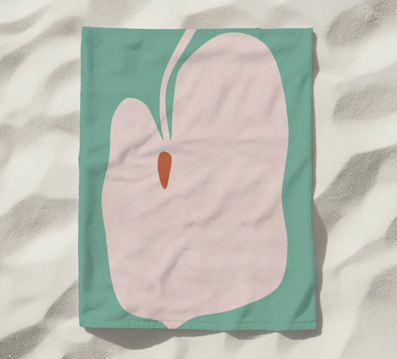 Anthurium Flower beach towel by amini54