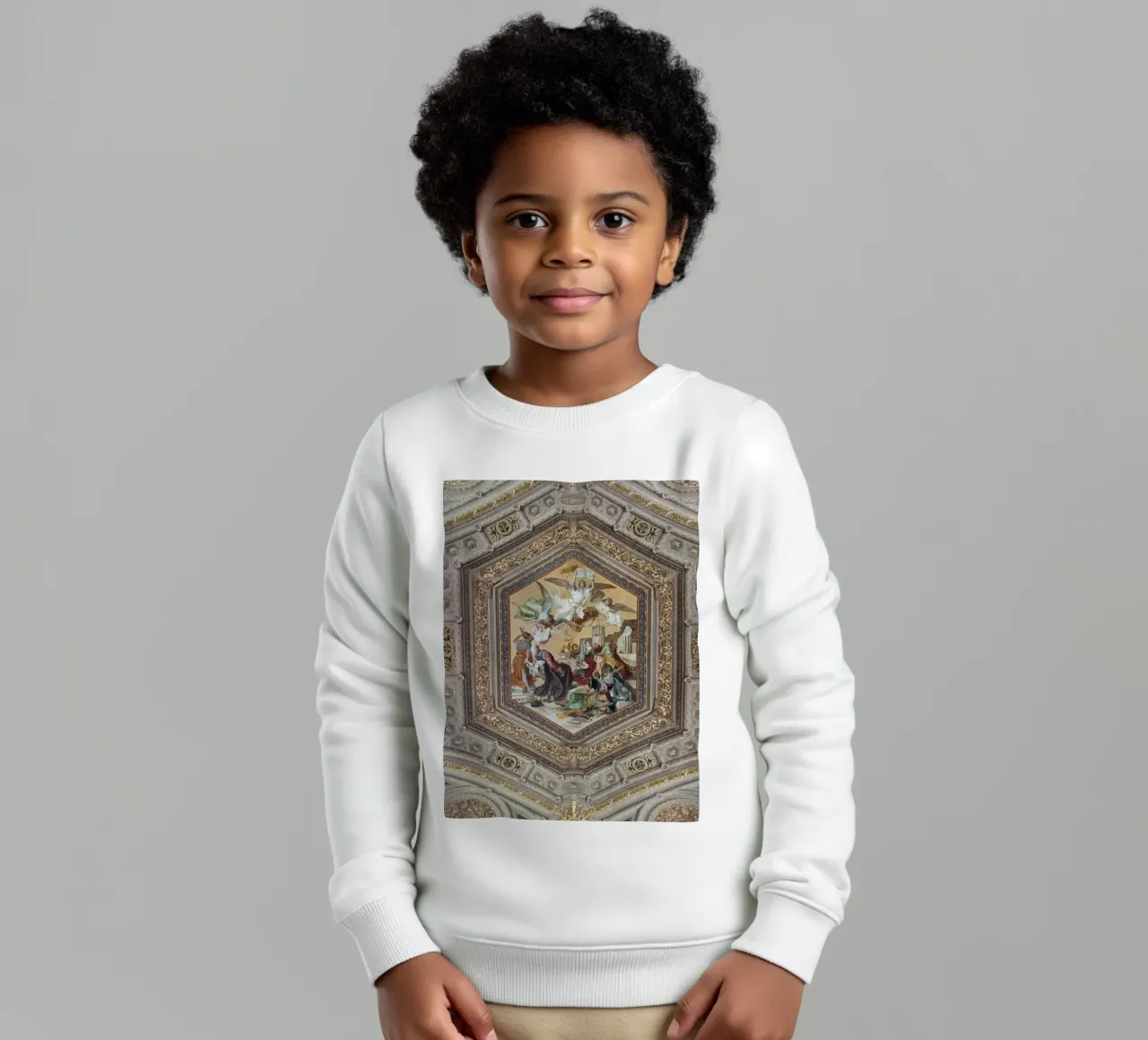 The Vatican Museum 01 kids sweatshirt by amini54