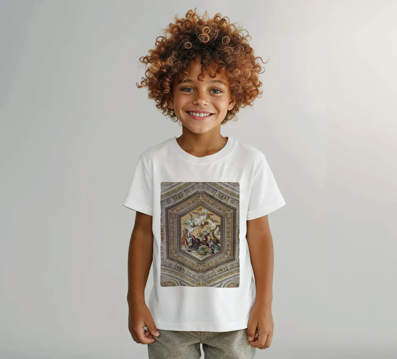The Vatican Museum 01 kids t-shirt by amini54