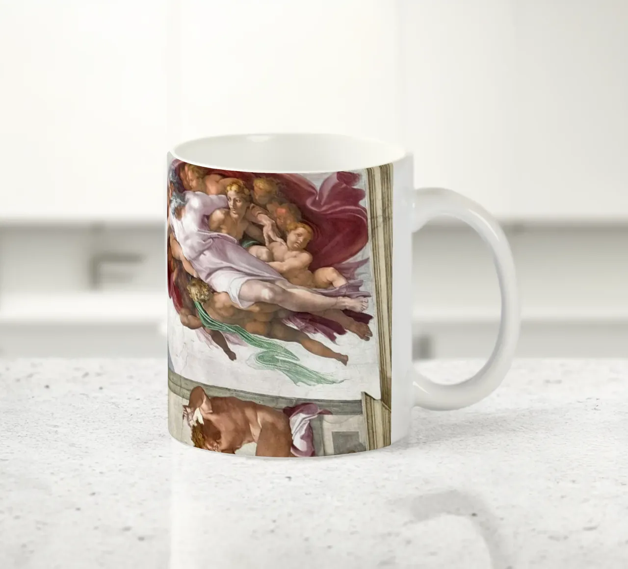 The Vatican Museum - The Creation of Adam ceramic mug by amini54