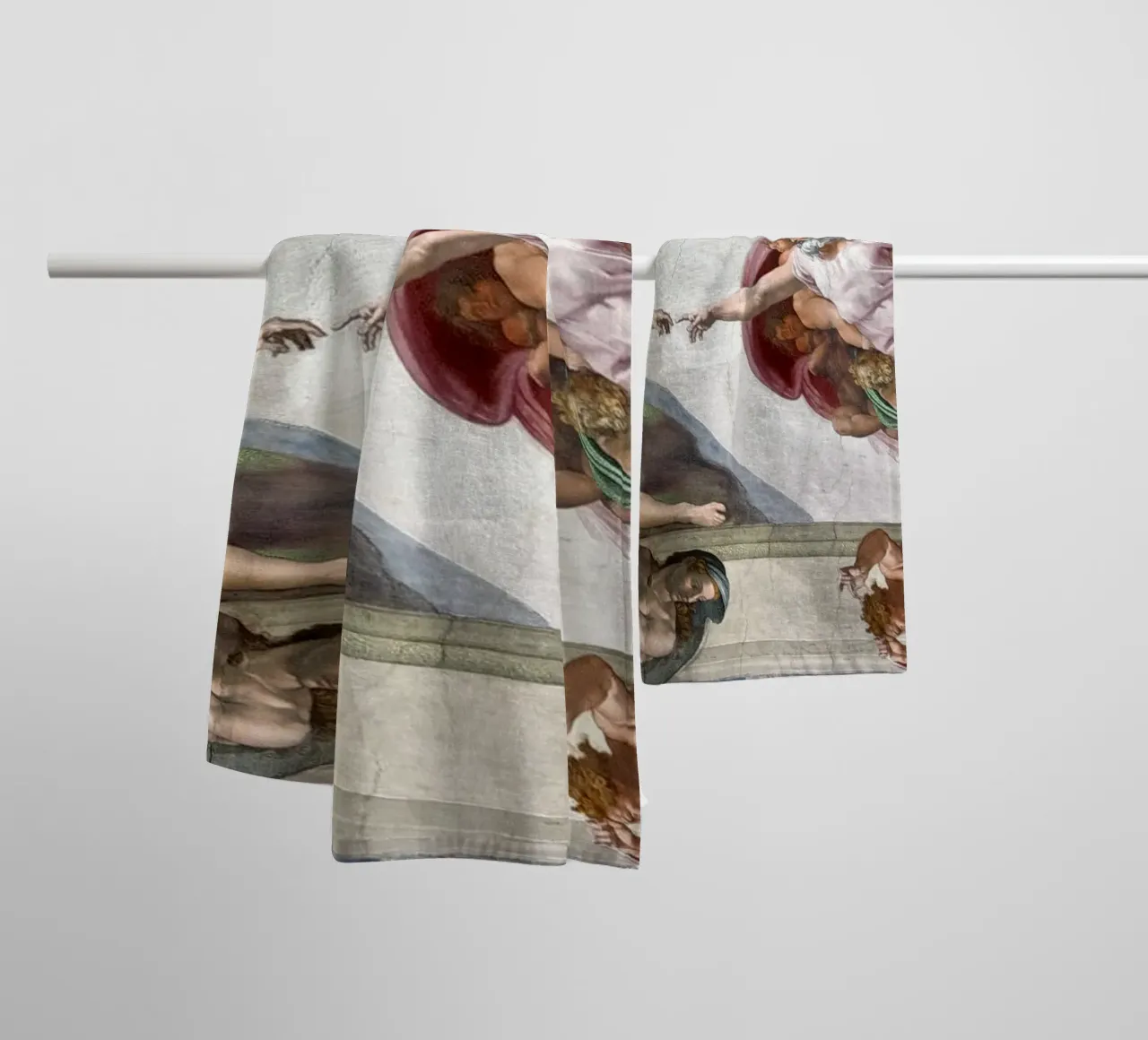 The Vatican Museum - The Creation of Adam towel by amini54