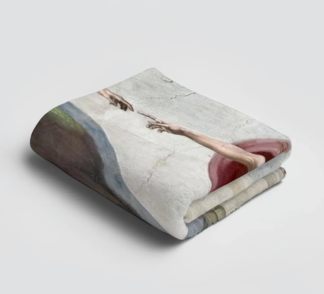 The Vatican Museum - The Creation of Adam towel by amini54