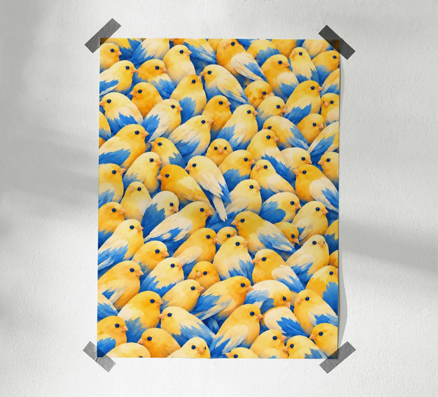 Canaries poster by Miss Tigri