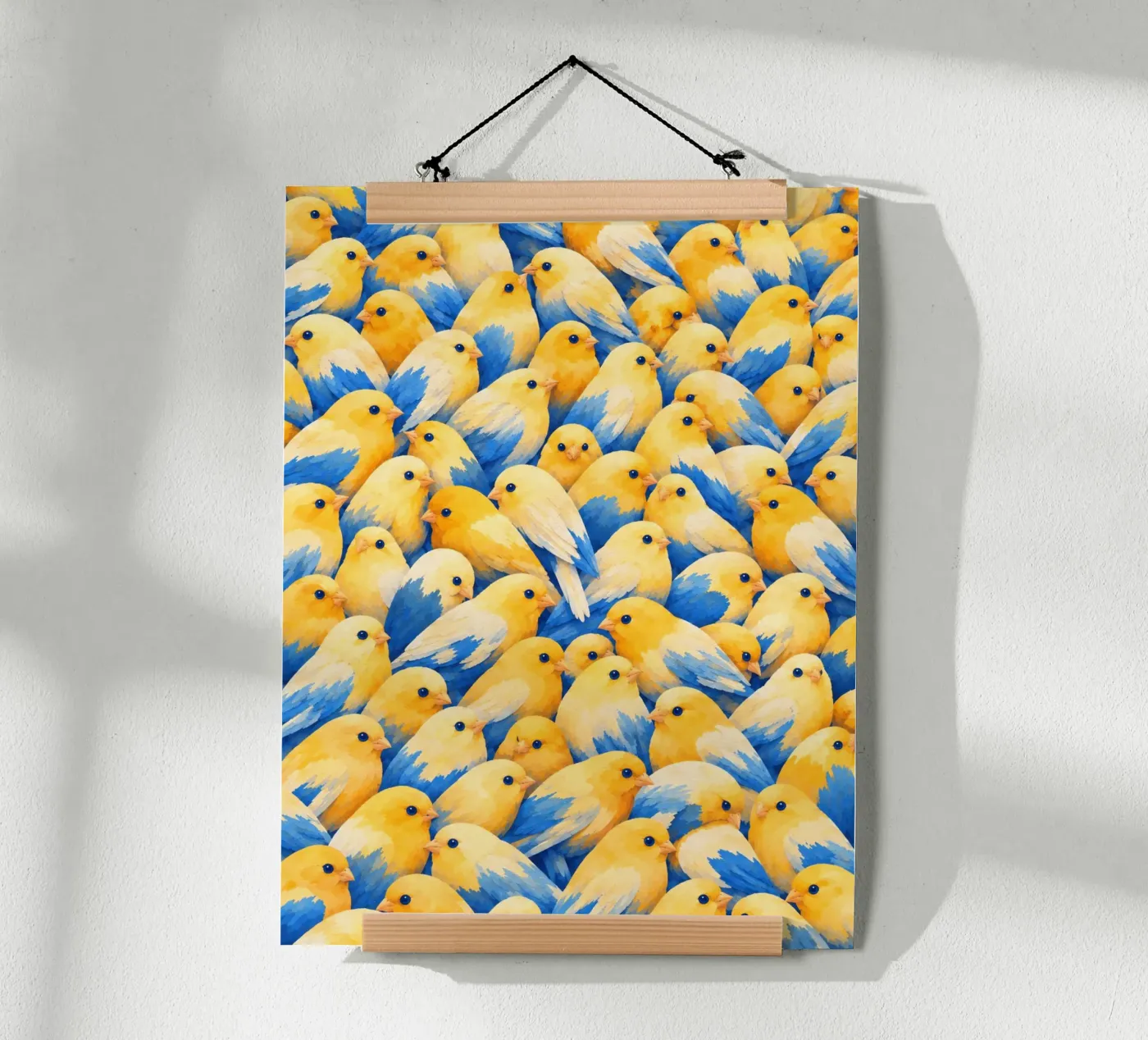 Canaries poster by Miss Tigri