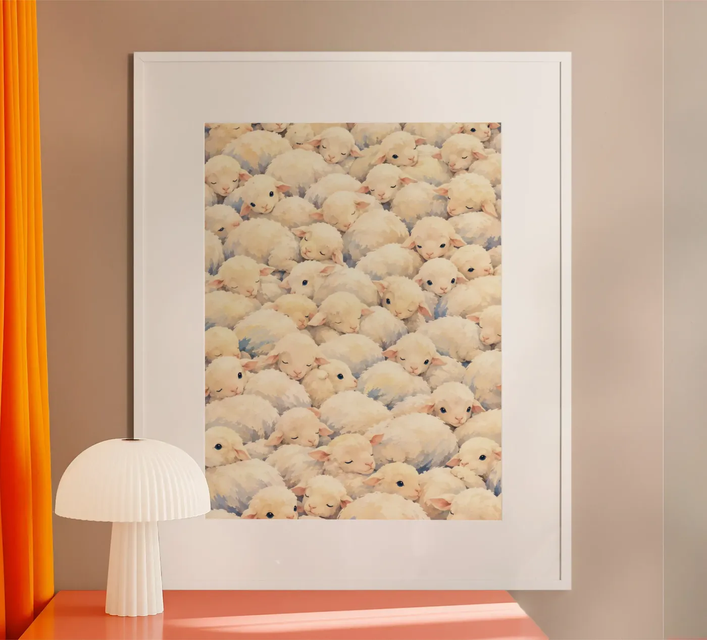 Sheep poster by Miss Tigri