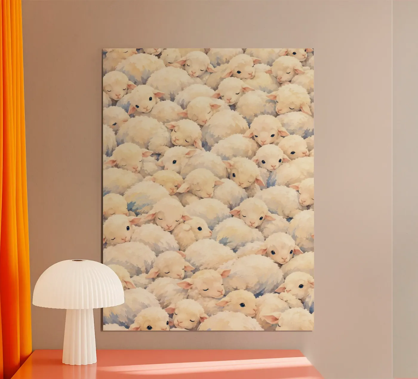 Sheep poster by Miss Tigri