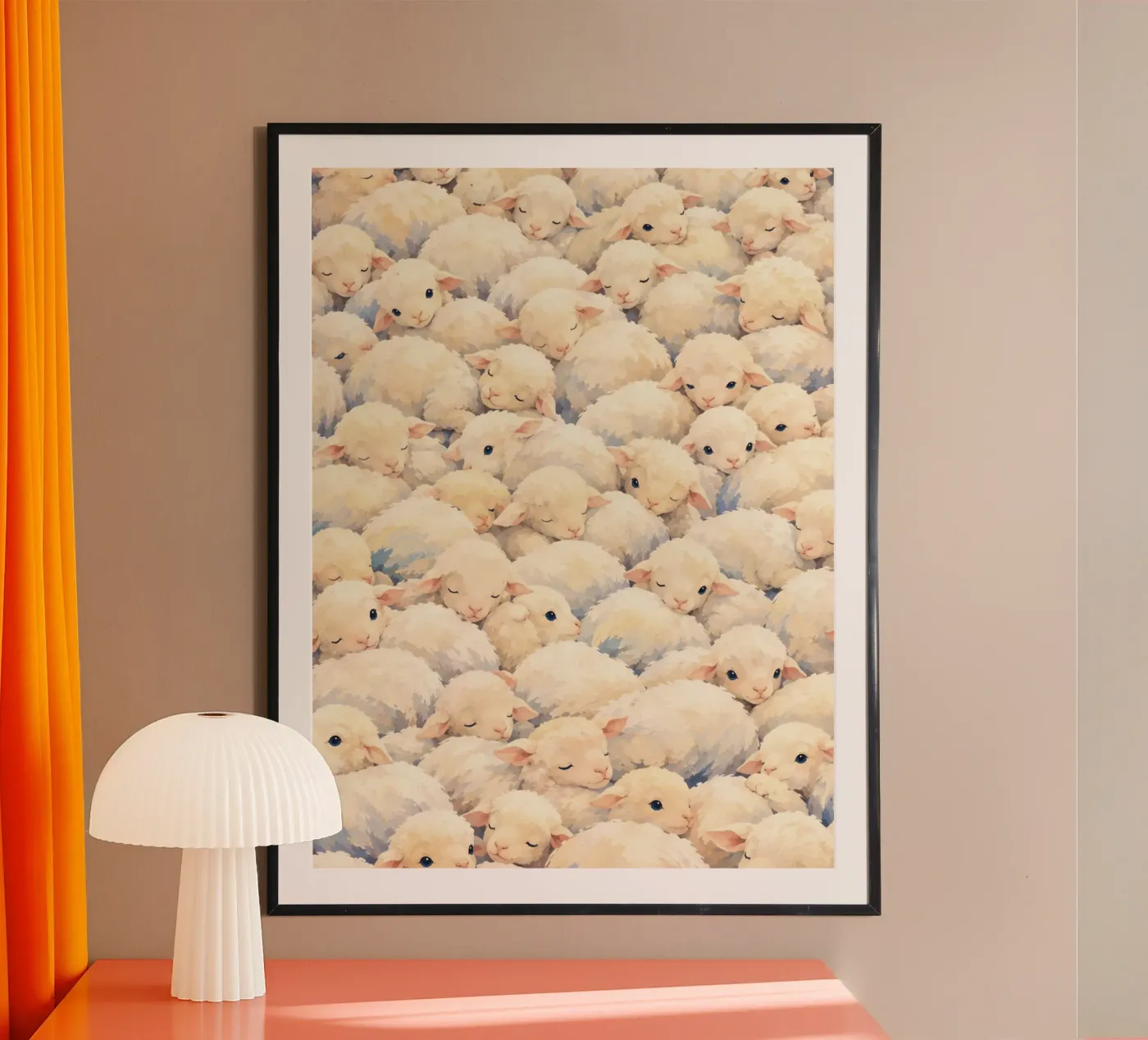 Sheep poster by Miss Tigri