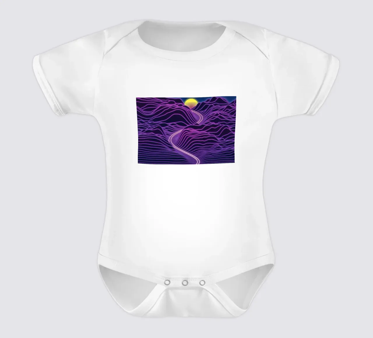 Alba al neon body neonato maniche corte da amini54