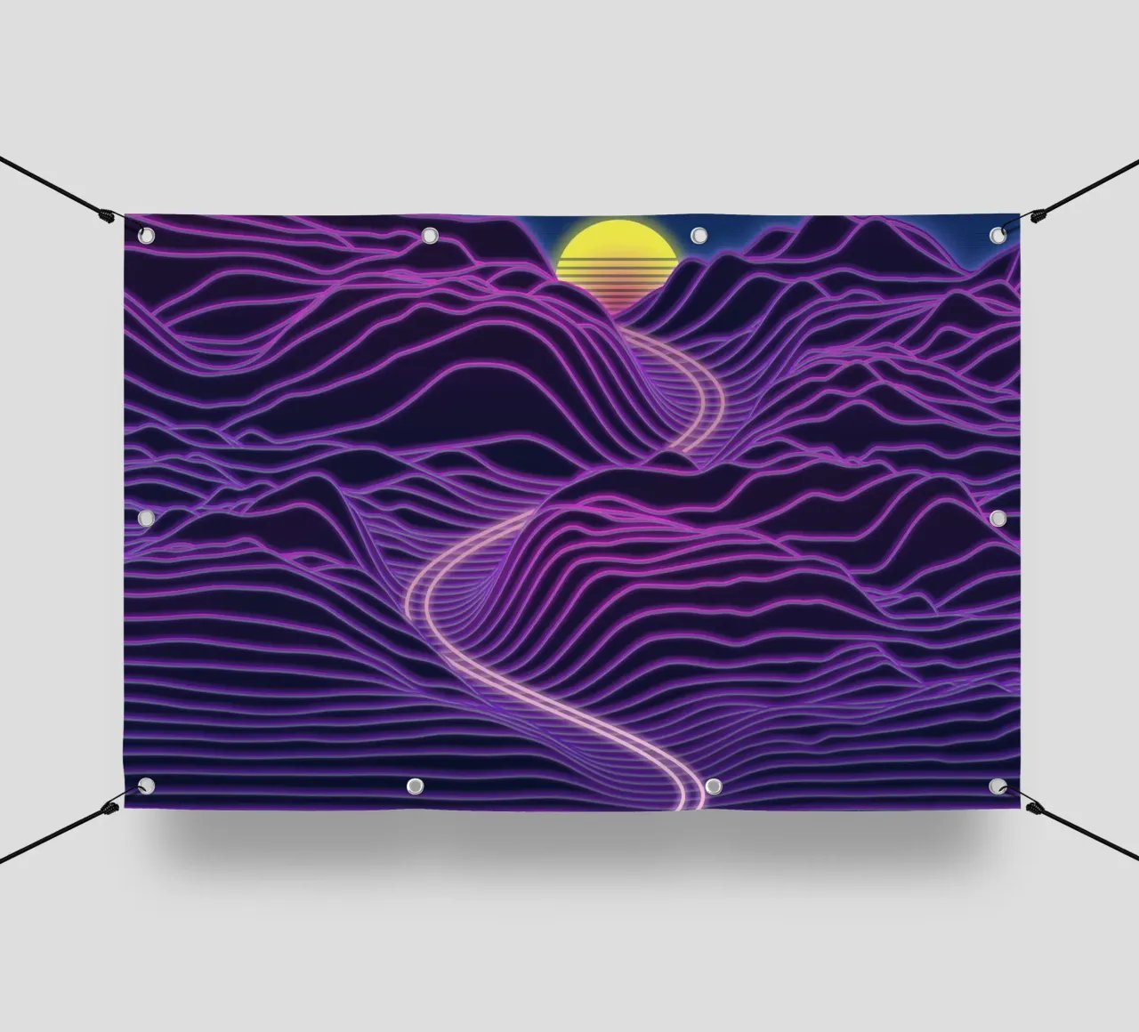 Alba al neon telo in pvc da amini54