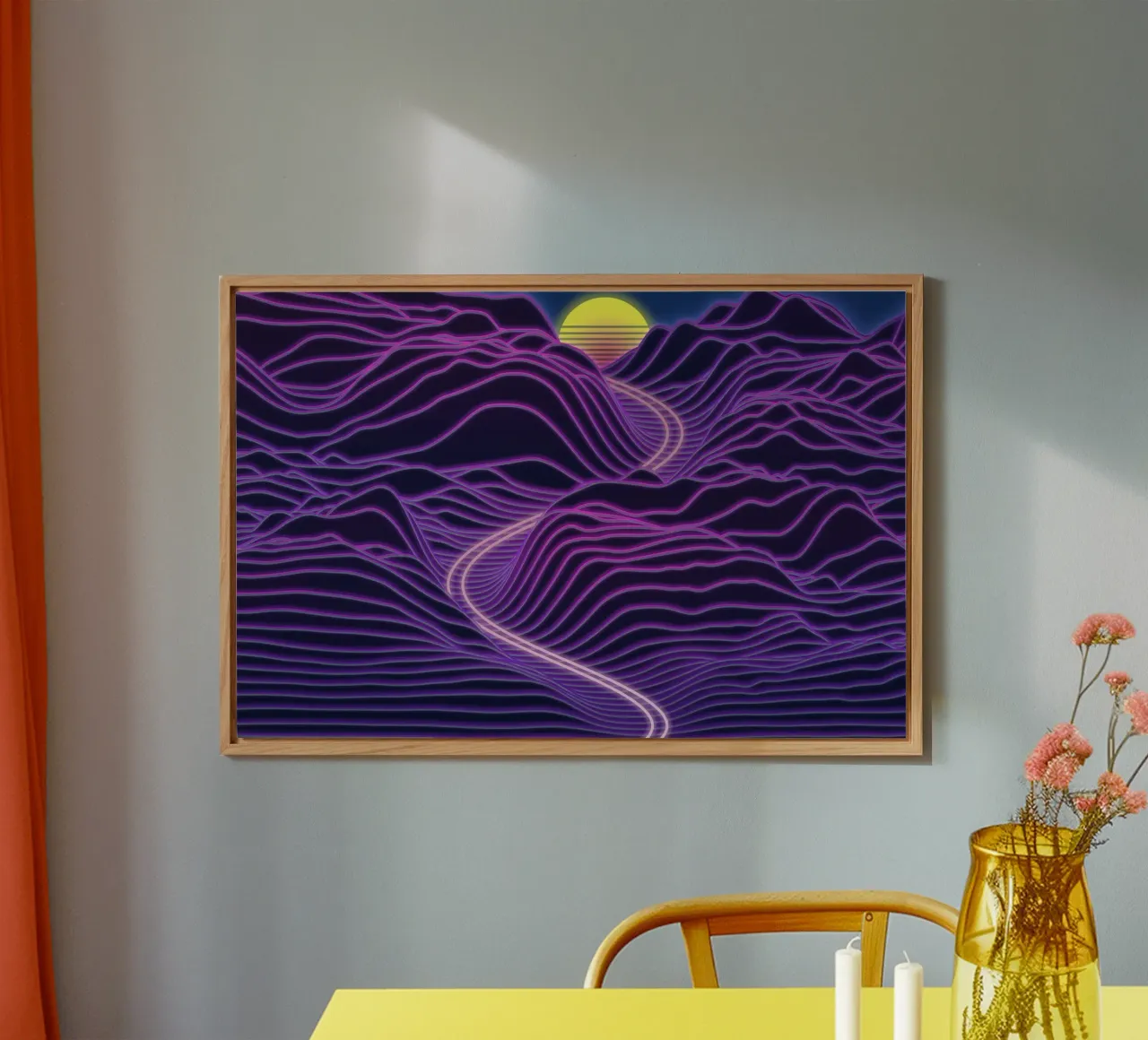 Alba al neon alluminio dibond da amini54