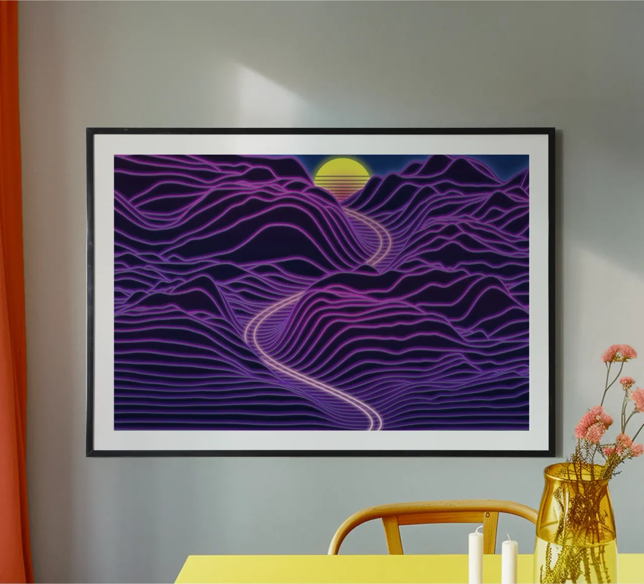 Alba al neon carta hahnemühle da amini54