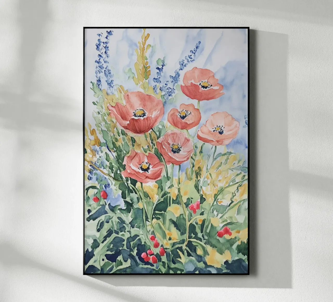 Wild Flowers plexiglass da Melloi Art Print