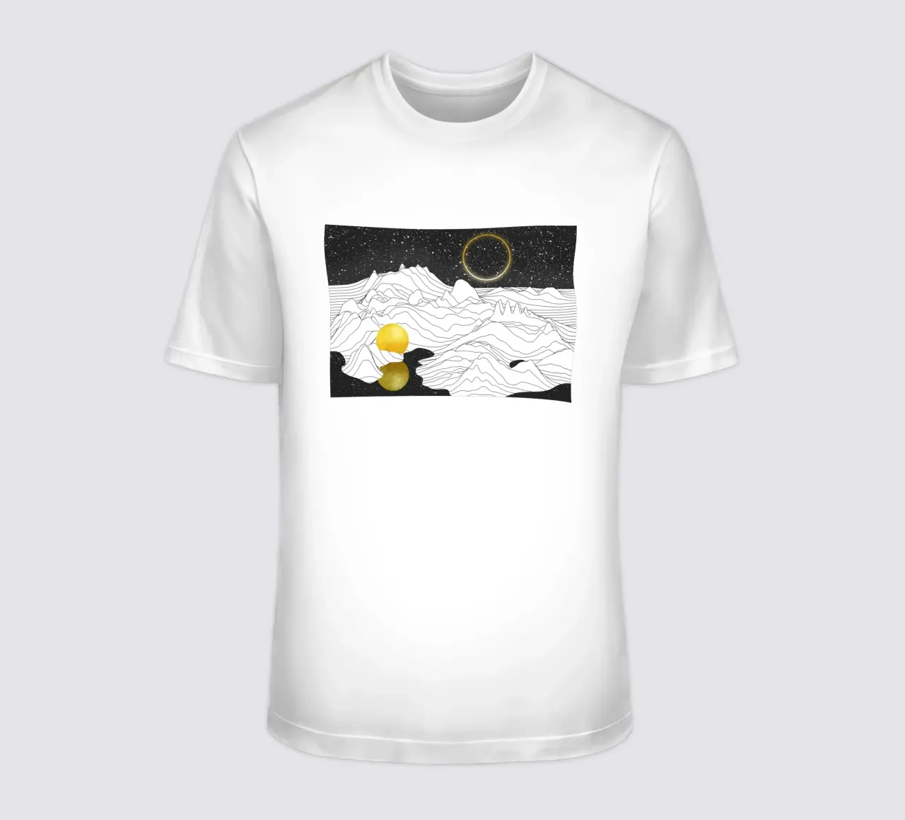 Monocromo Due Lune t-shirt da amini54