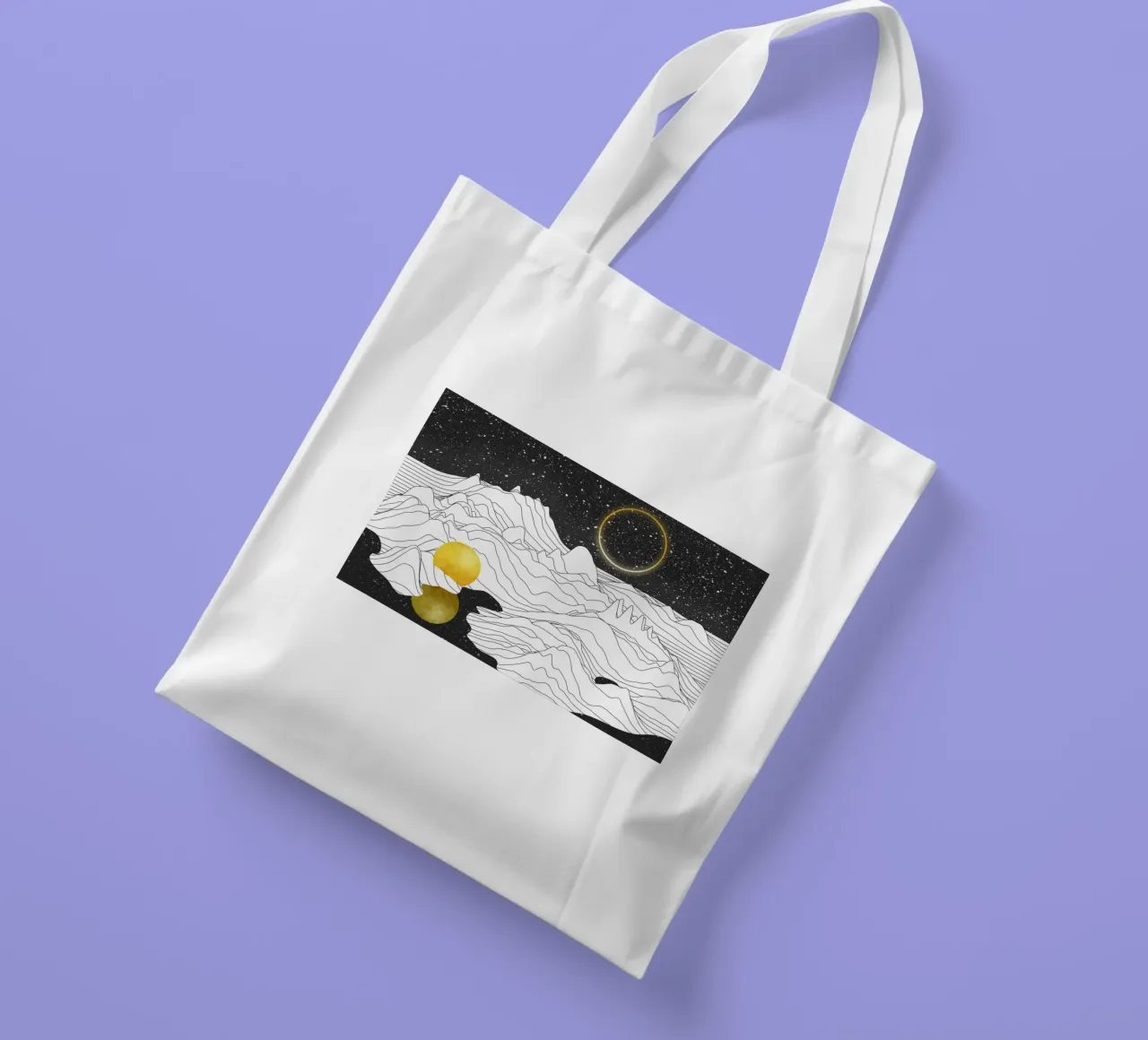 Monocromo Due Lune borsa in juta da amini54